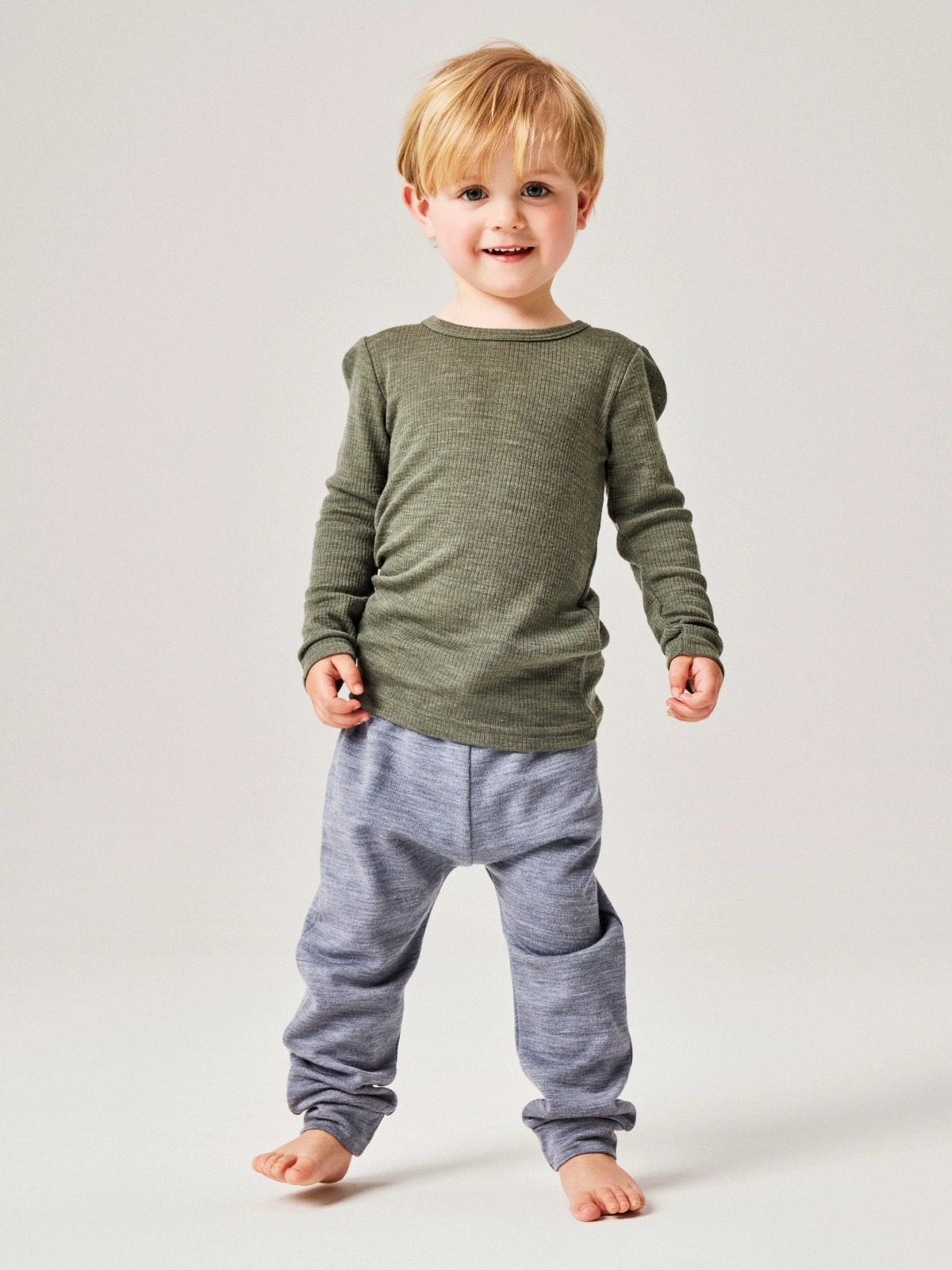 Name It Wesso Wool Sweat Pant folkstone gray