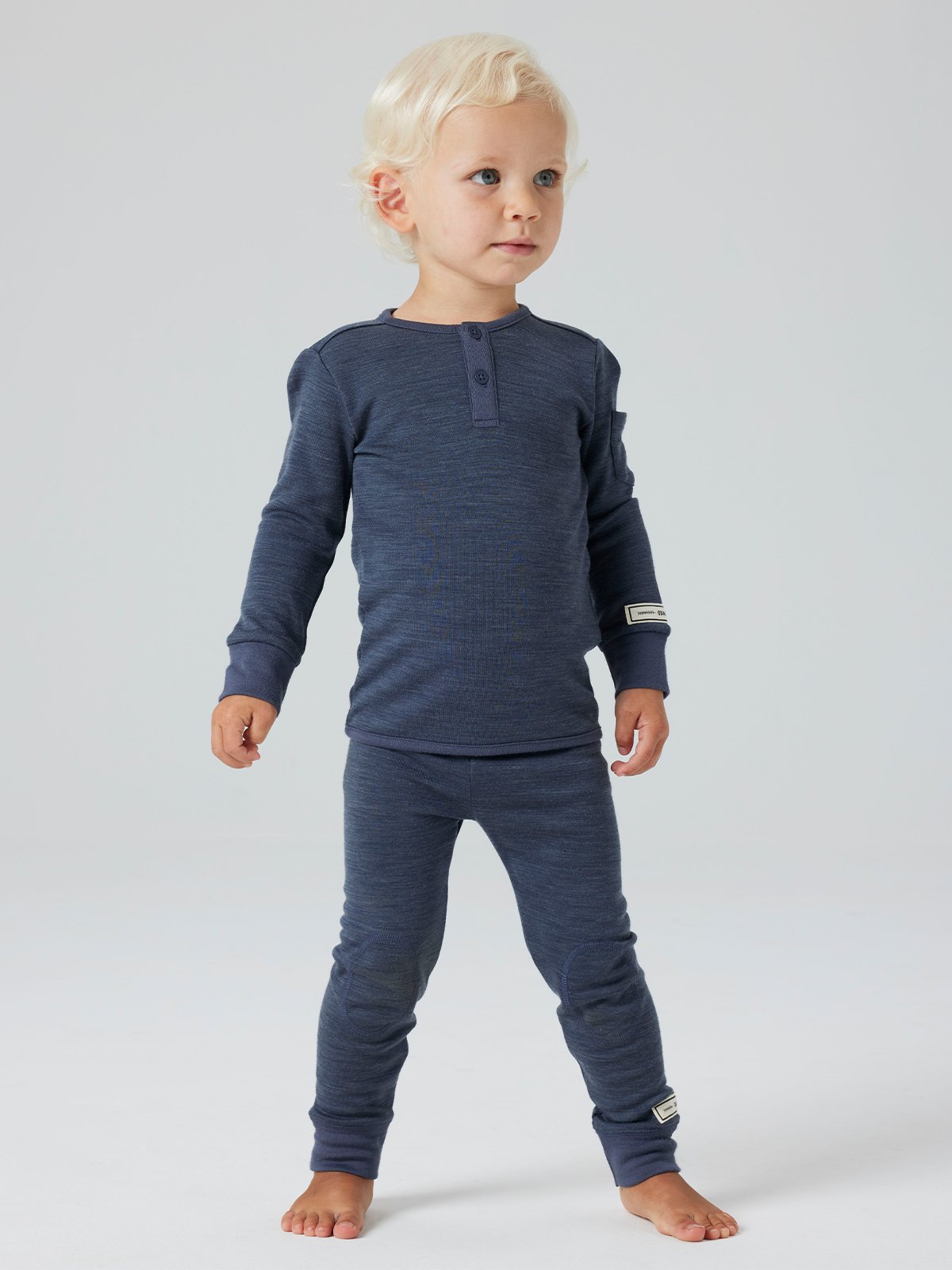 Name It Wyla Wo/Vi Longjohn Ombre Blue