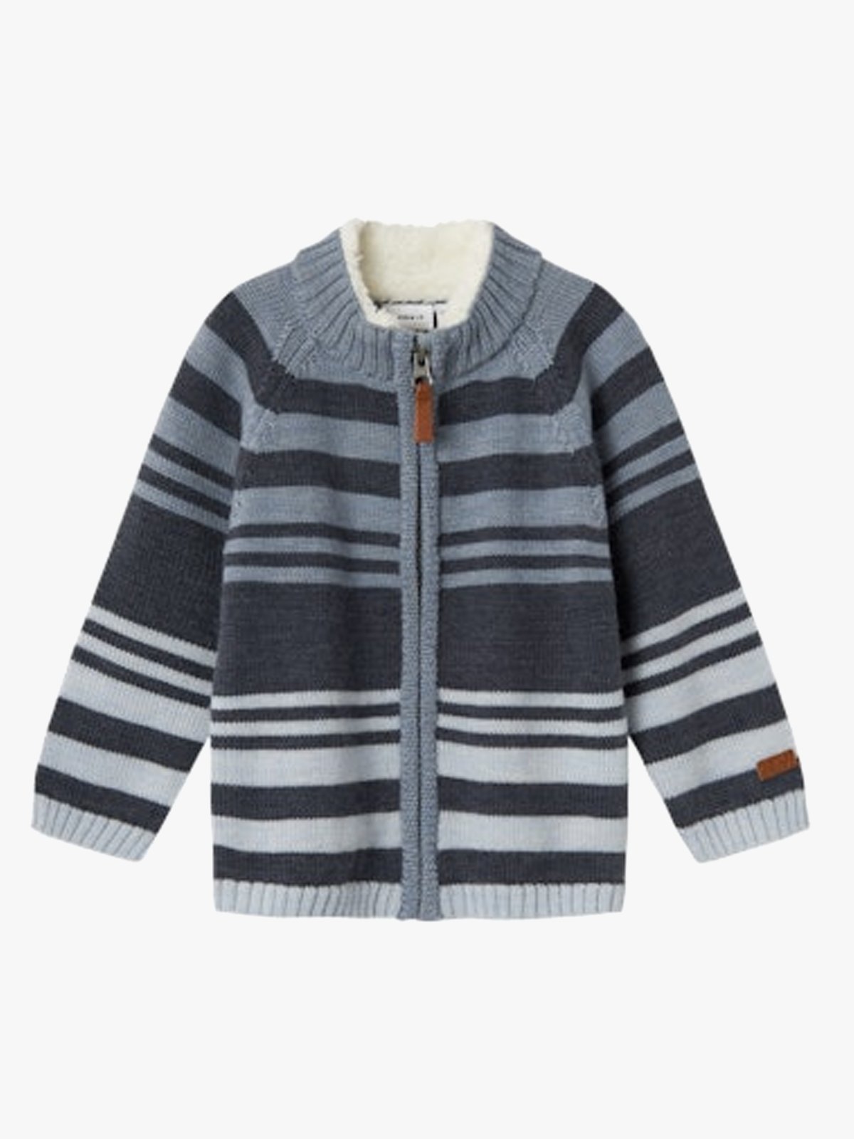 Name It Wriss Wool Long Sleeve Knit Cardigan Ombre Blue Iceland