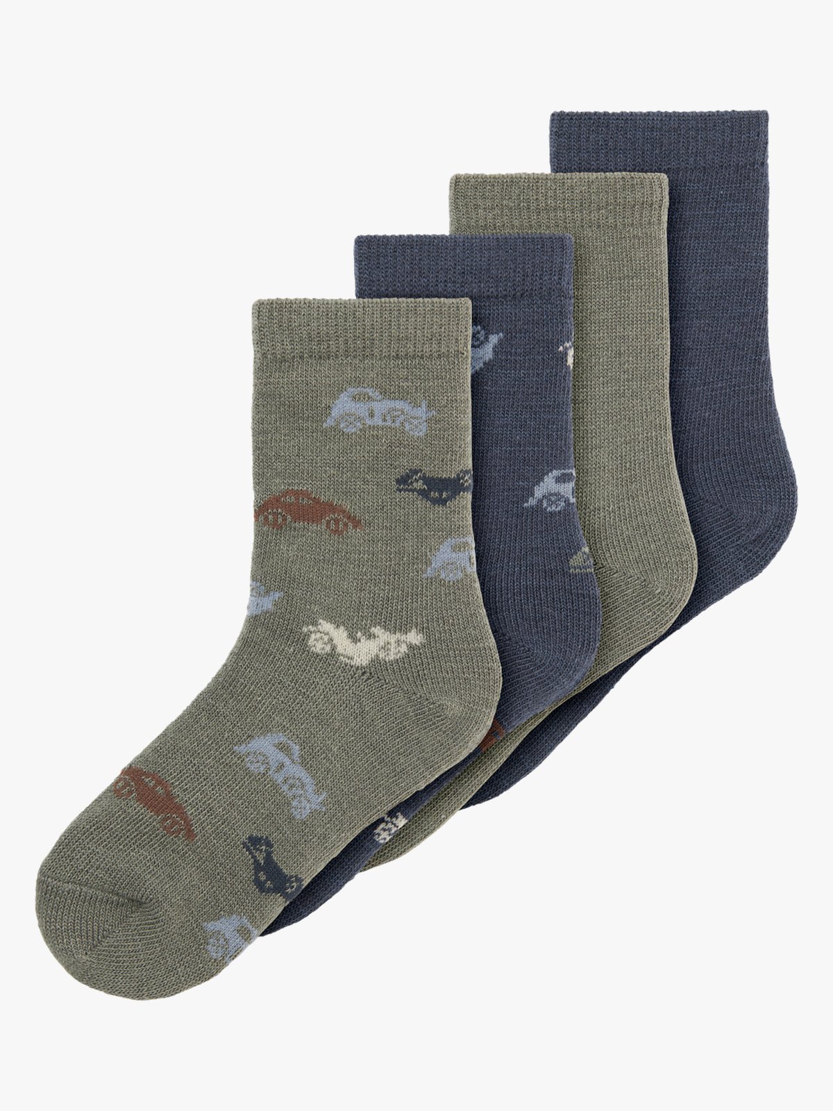 Name It Wak Wool Blend 4P Sock Mulled Basil 4 Pack