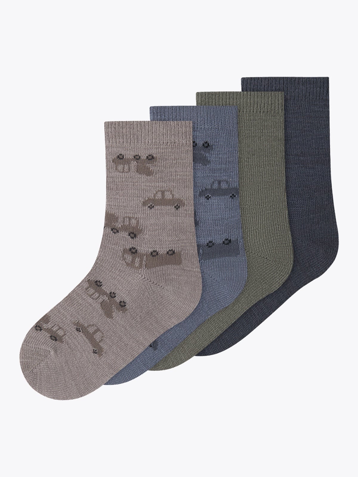 Name It Wak Wool Blend 4P Sock Satellite 4P SATE JAQ+OMBRE+MULLED B+FOLK JAQ