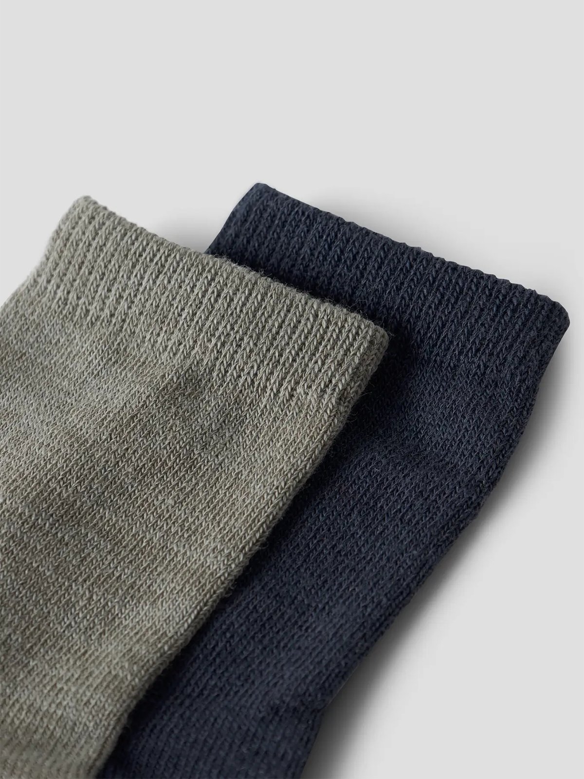 Name It Wak Wool Blend 2 Pack Sock With Non Skid Dried Sage