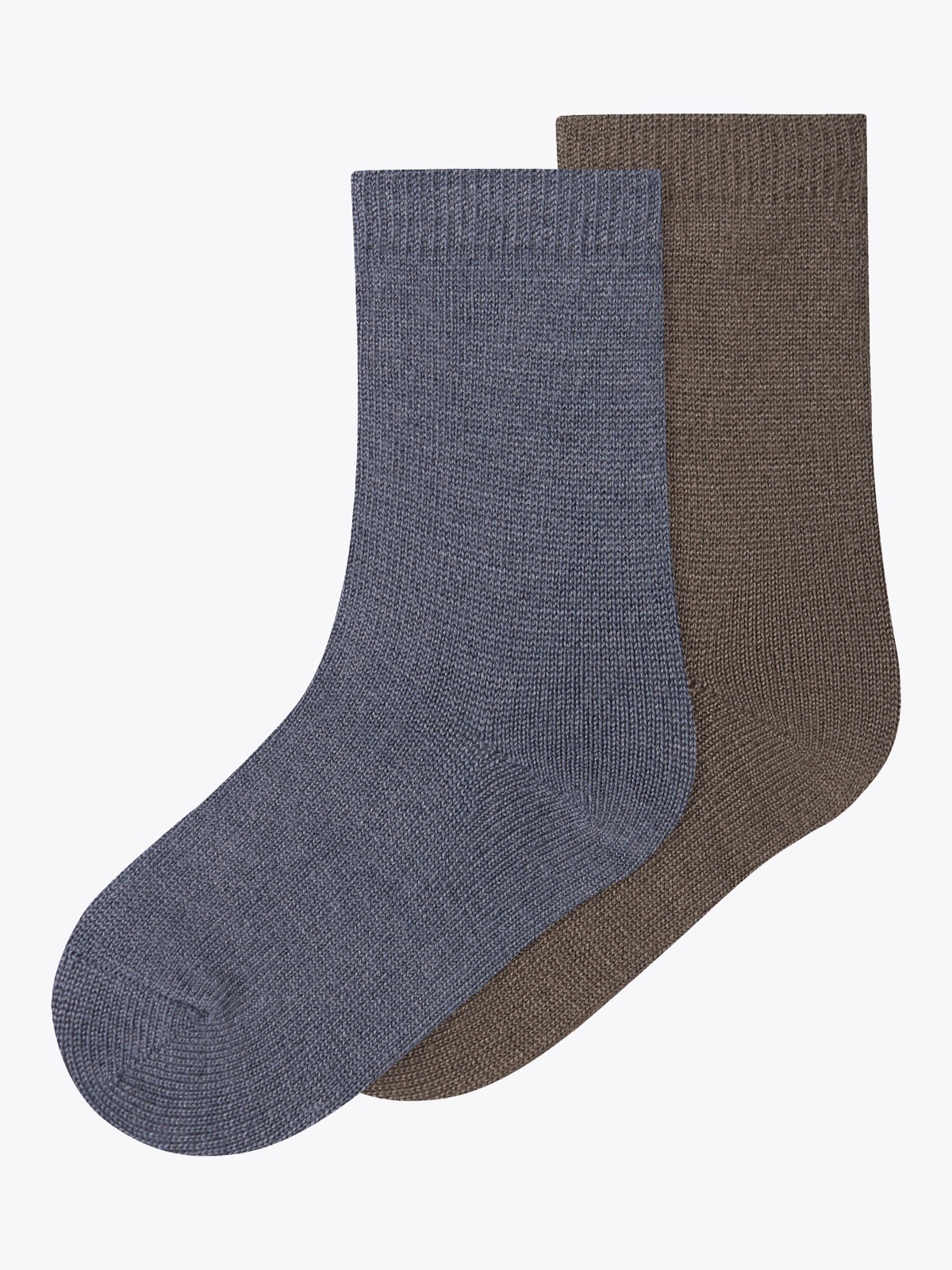 Name It Wakta Wo/Vi 2-Pack Sock Folkstone Gray 2P FOLKSTONE GRAY + MOREL