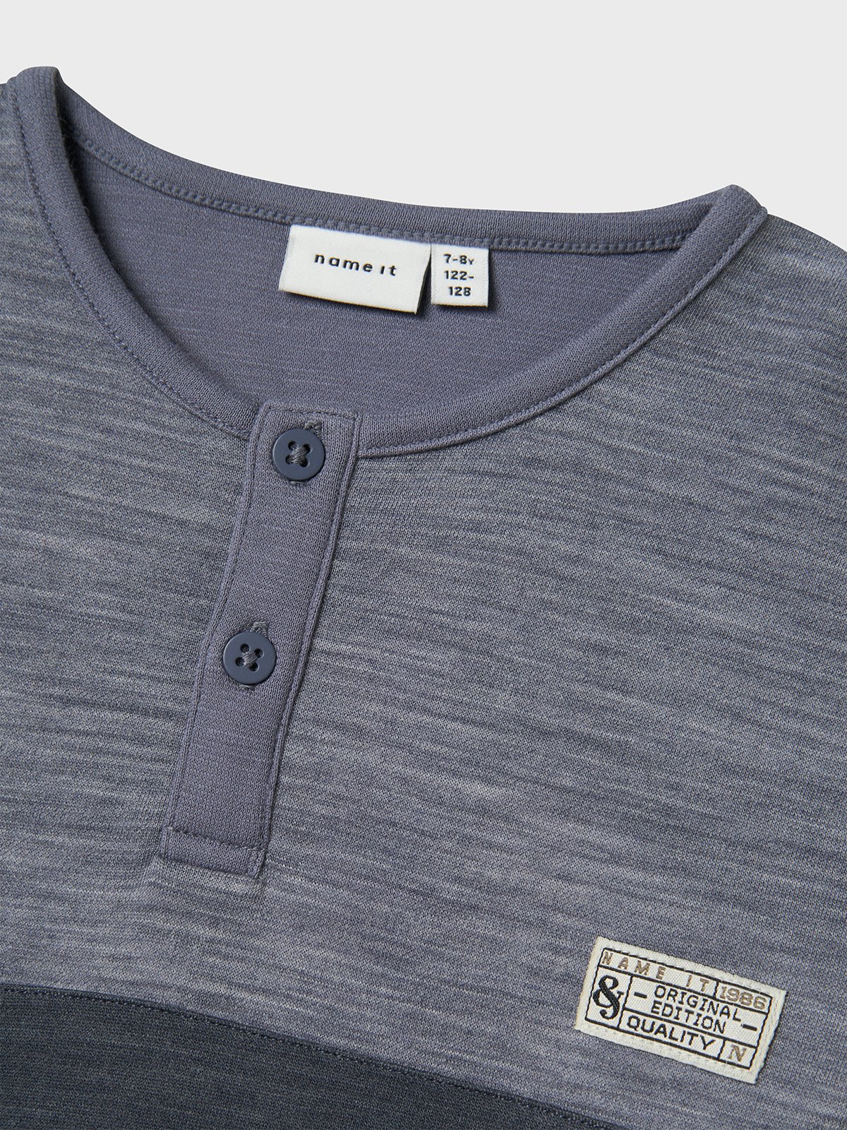 Name It Wuppo Wo/Co Long Sleeve Top Folkstone Gray