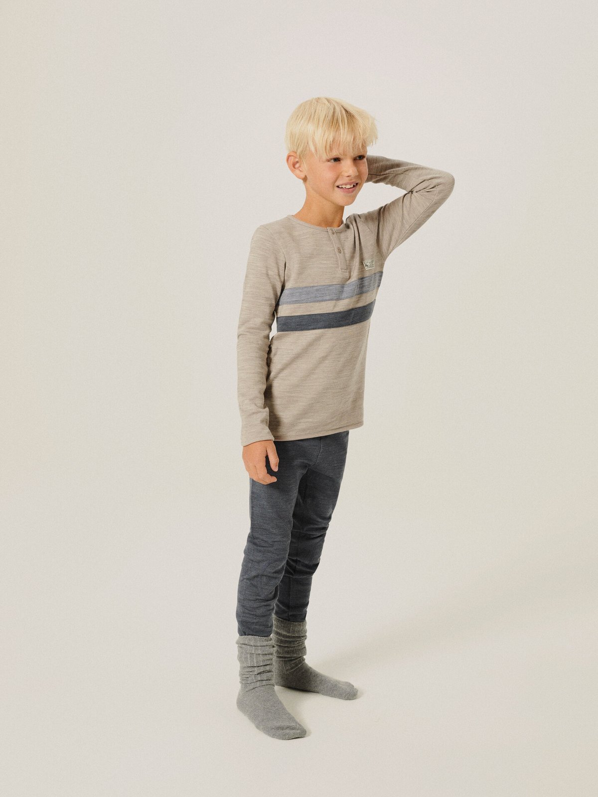 Name It Wuppo Wo/Co Longjohn Ombre Blue
