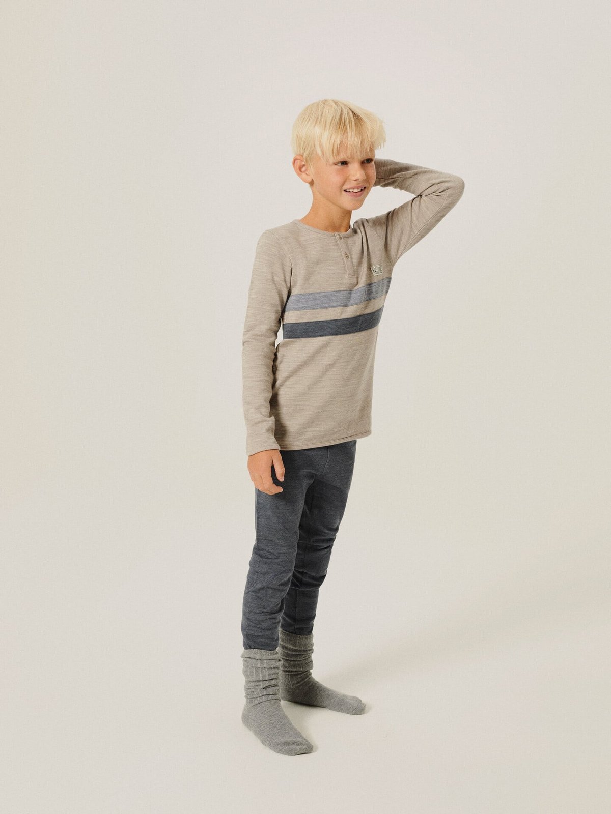 Name It Wuppo Wo/Co Longjohn Ombre Blue