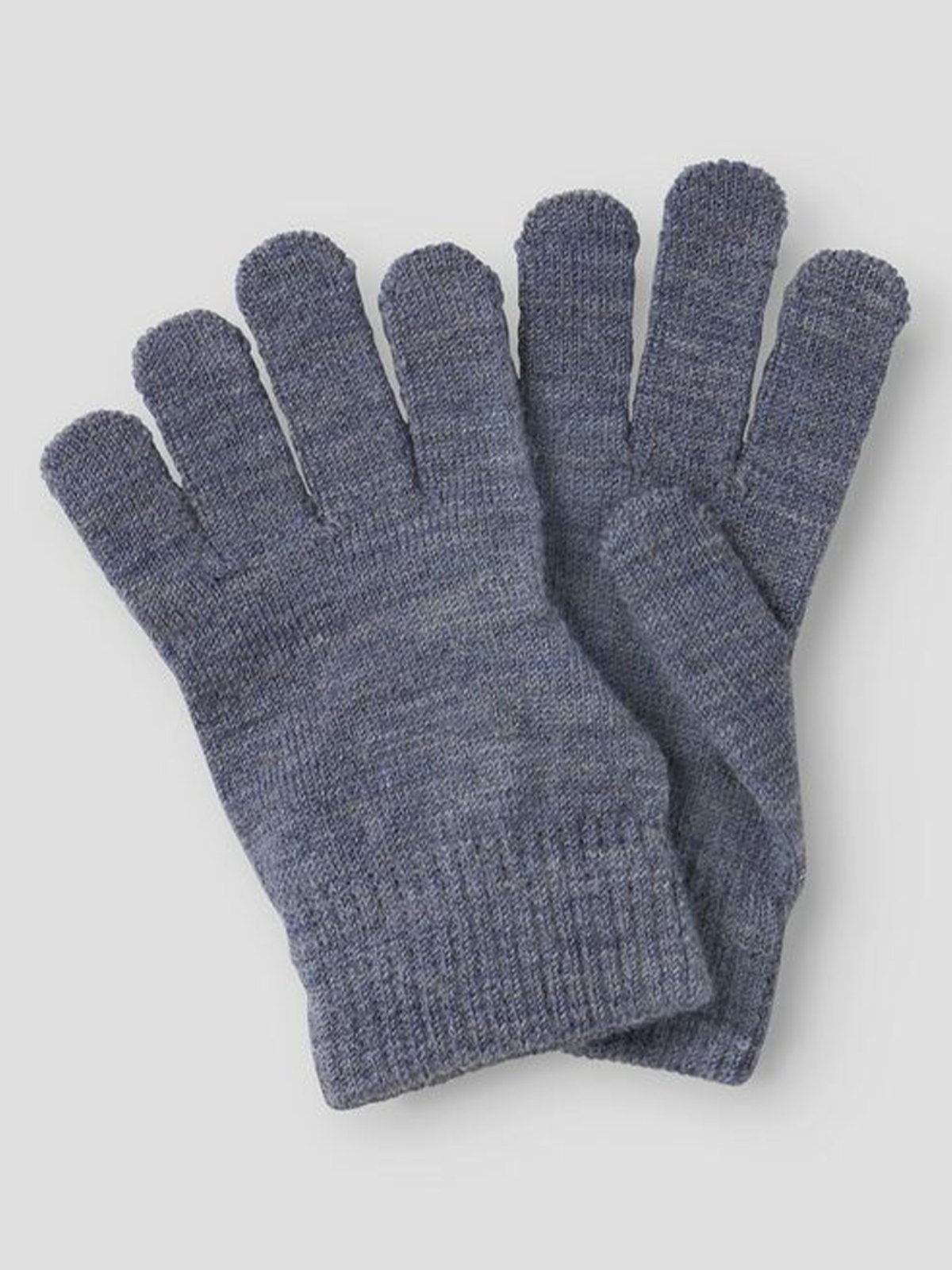 Name It Wholla Wool Blend Gloves Folkstone Gray