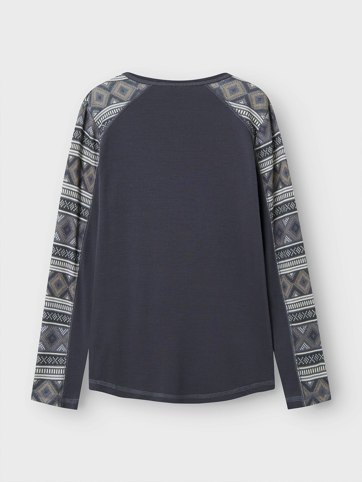 Name It Willto Wool Long Sleeve Top Ombre Blue