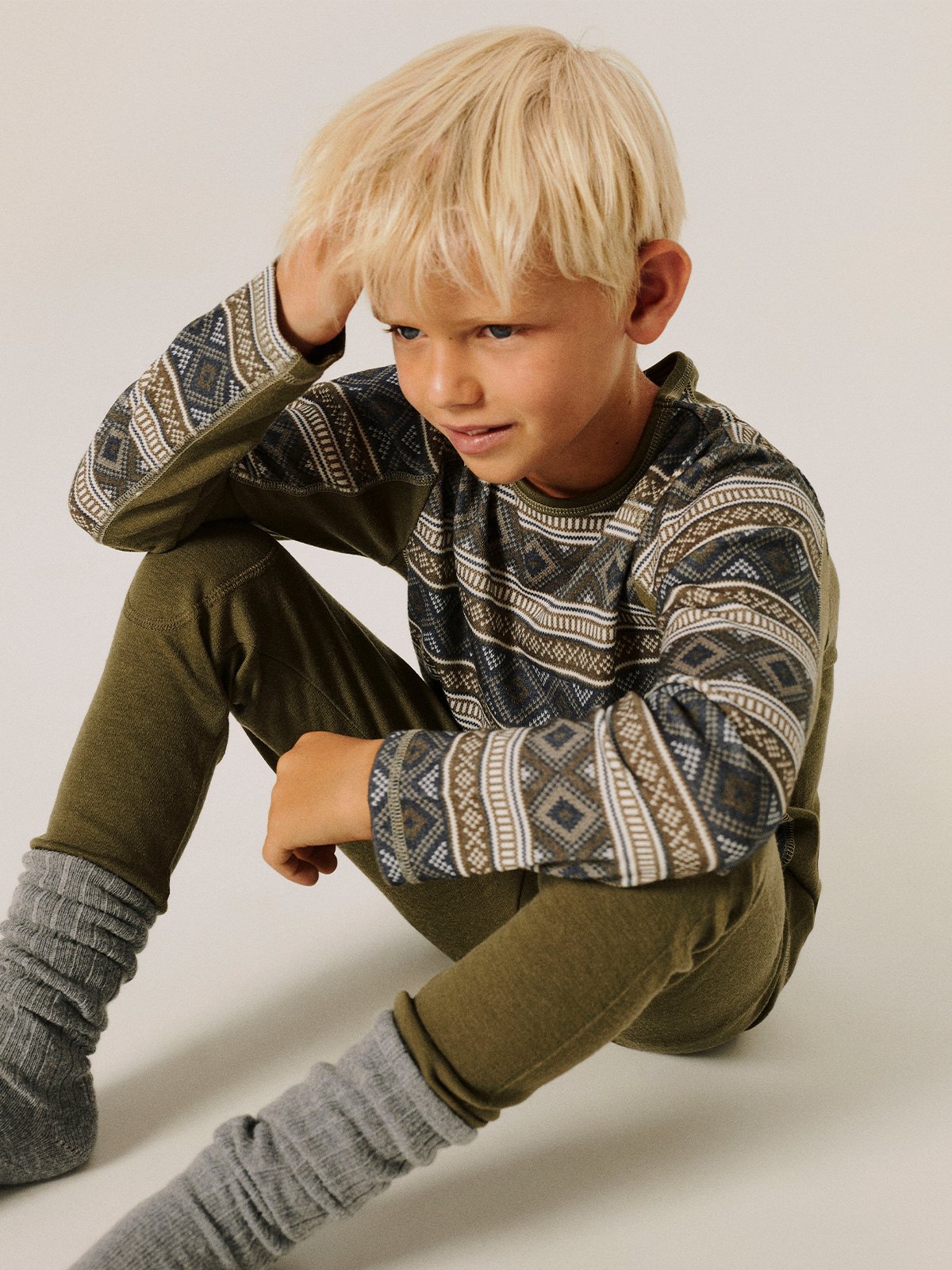 Name It Willto Wool Longjohn Kalamata