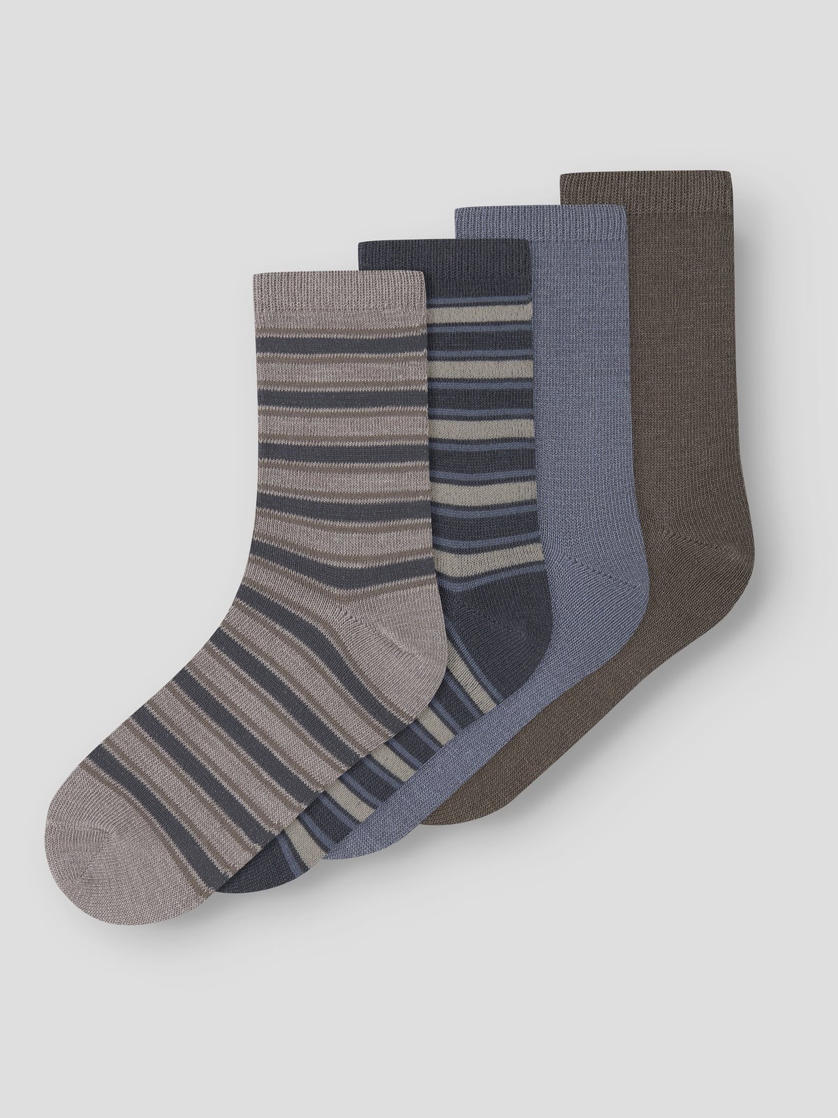 Name It Wak Wool Blend 4-Pack Sock Folkstone Gray 4P MOREL+FOLKSTONE+SATELLITE+OMBRE