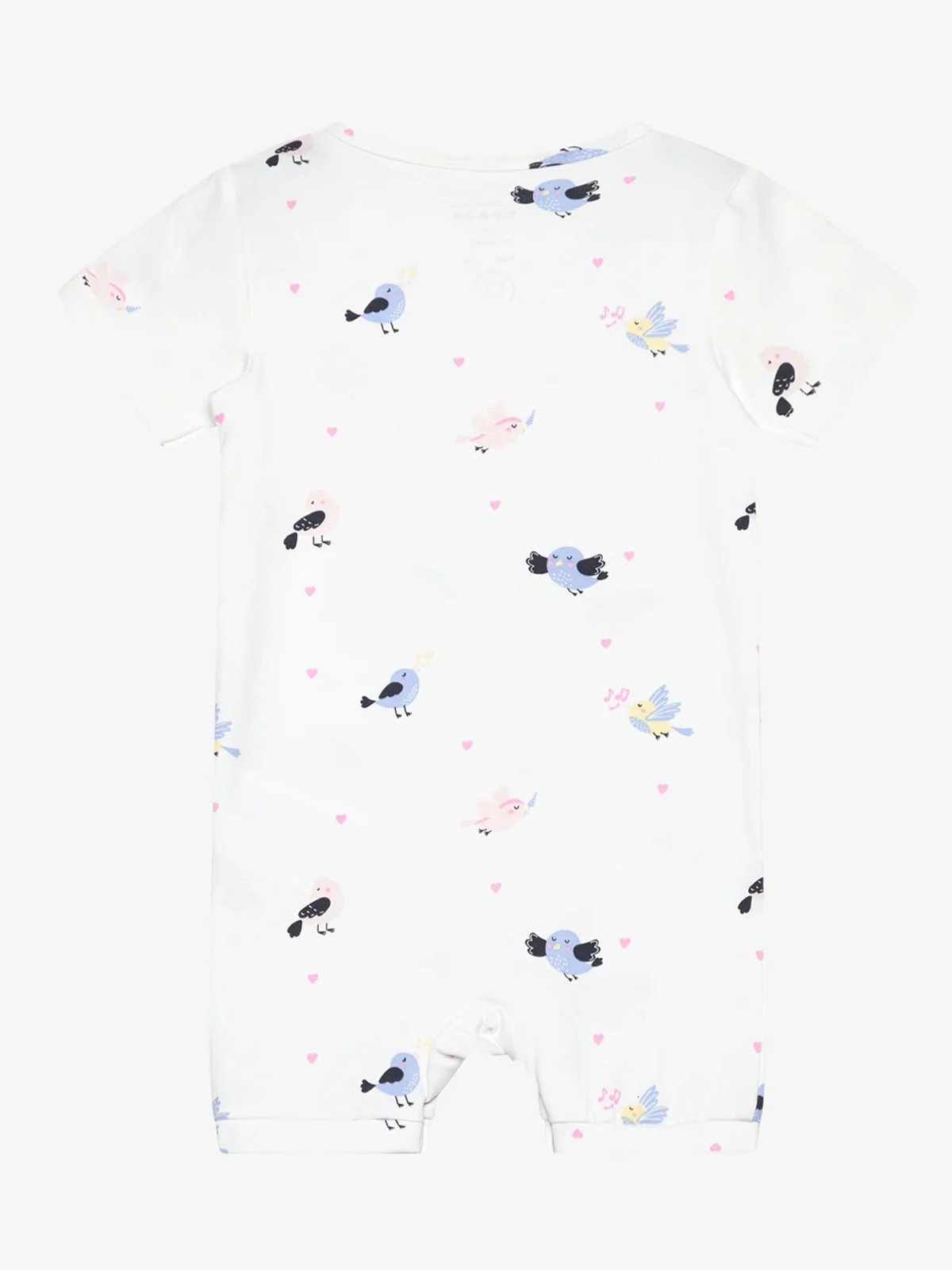 Name It Vandora Sunsuit Box Bright White Birds