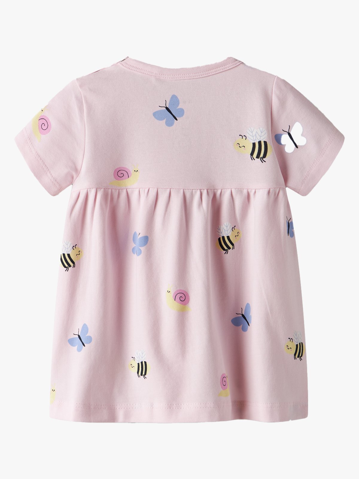 Name It Vandora Short Sleeve Dress Box Ballerina Bee and butterfly