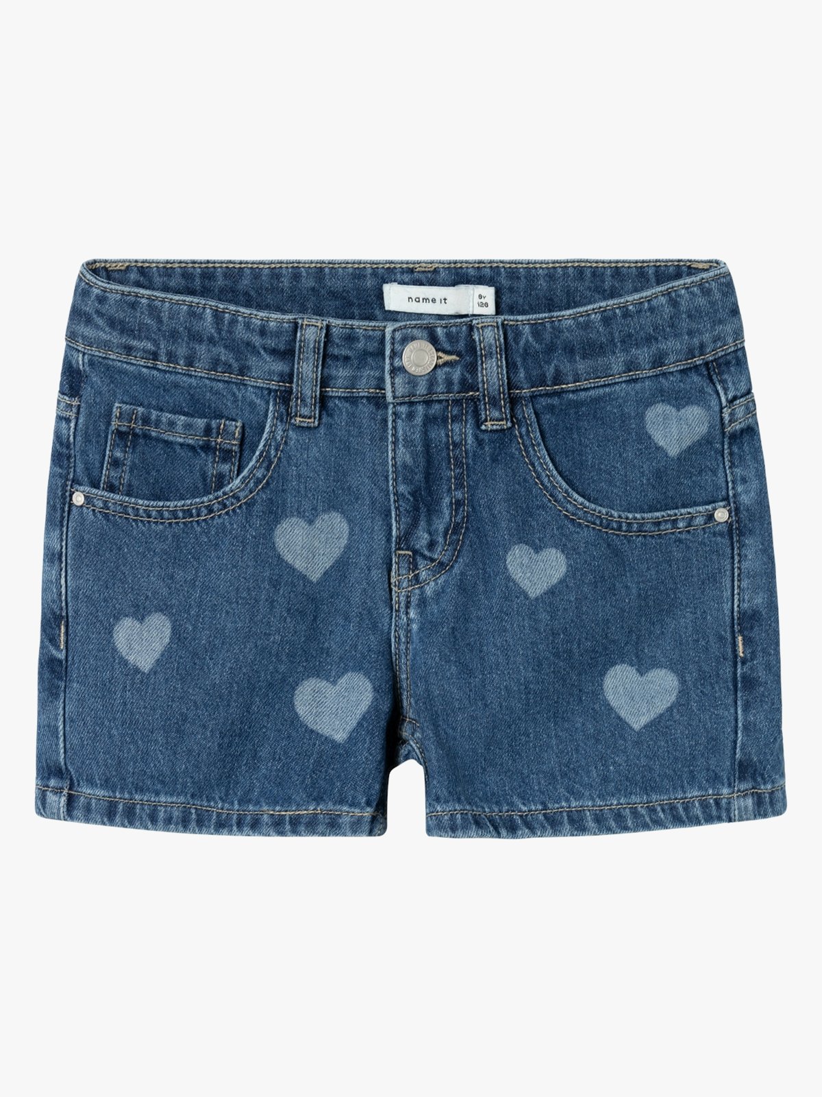 Name It Rose Reg Denim Shorts Denim Blue