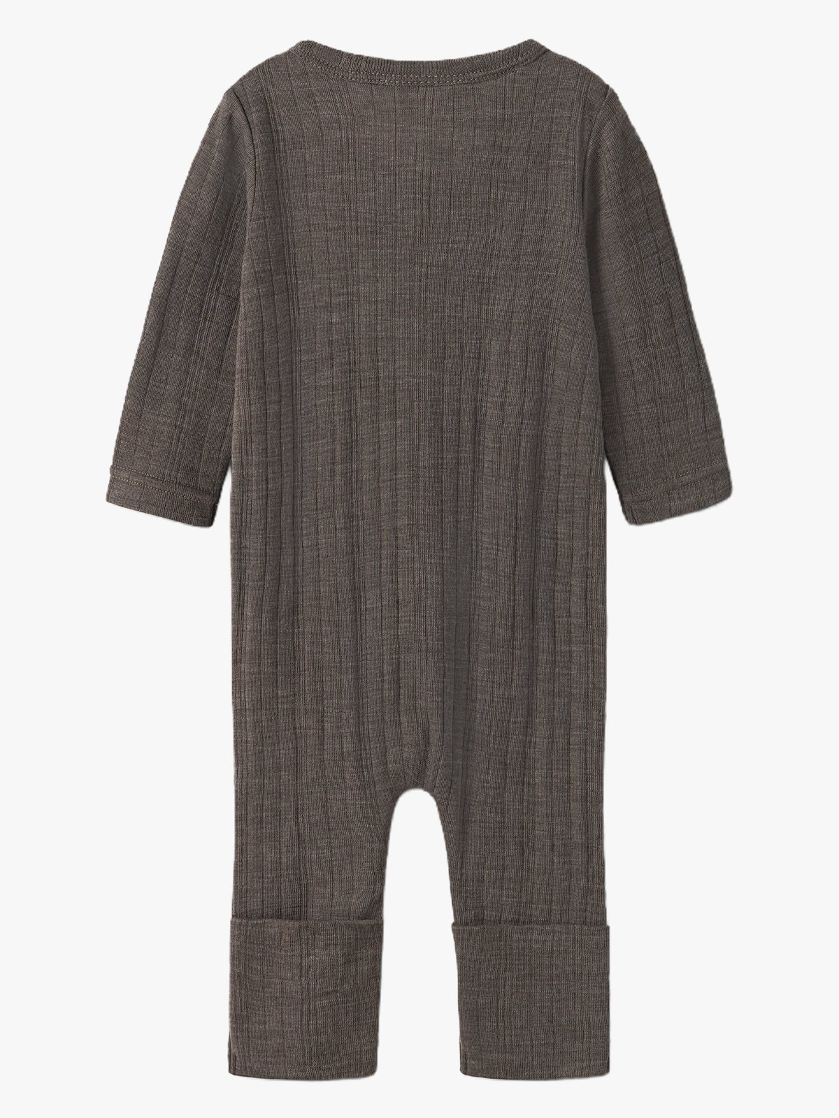 Name It Wang Wool Needle Nightsuit Solid Morel