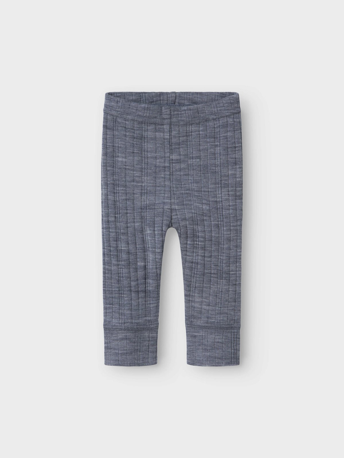 Name It Wang Wool Needle Longjohn Solid Folkstone Gray