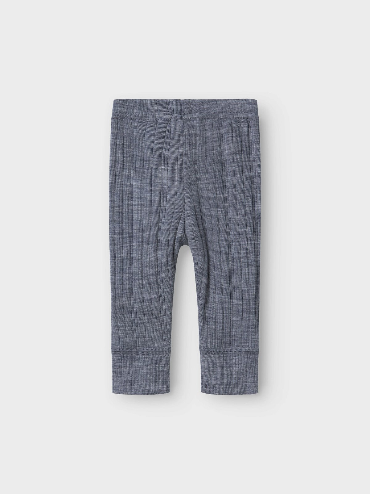 Name It Wang Wool Needle Longjohn Solid Folkstone Gray