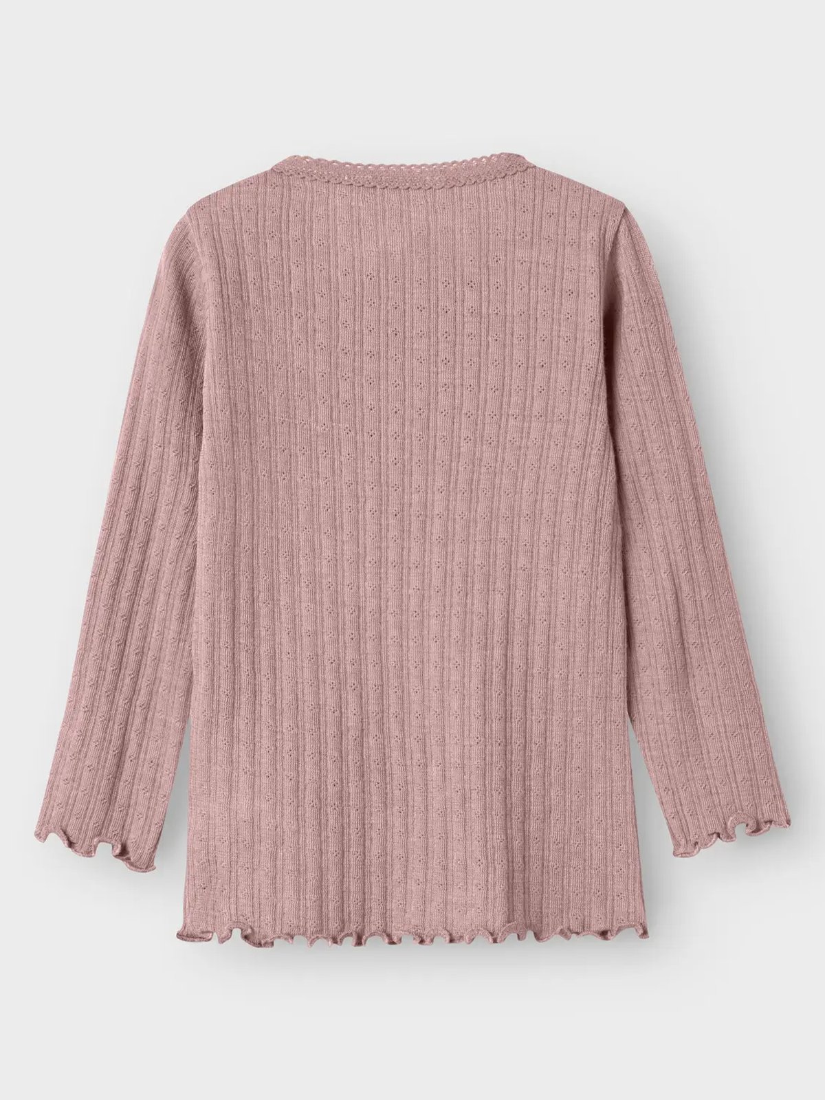 Name It Wossa Wo/Si Rib Long Sleeve Top Antler