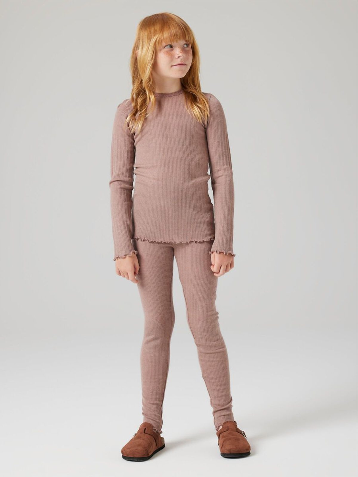 Name It Wossa Wo/Si Rib Legging Shadow Gray