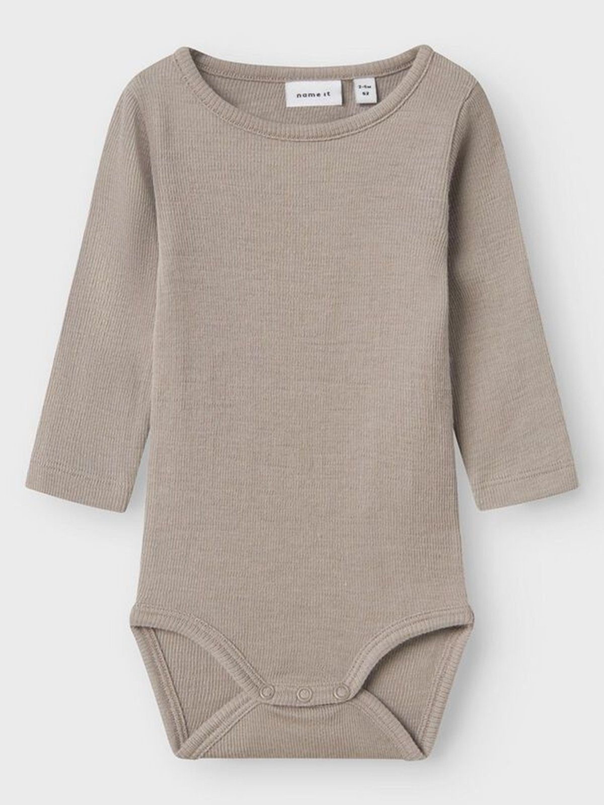 Name It Wossa Rib Long Sleeve Body Satellite