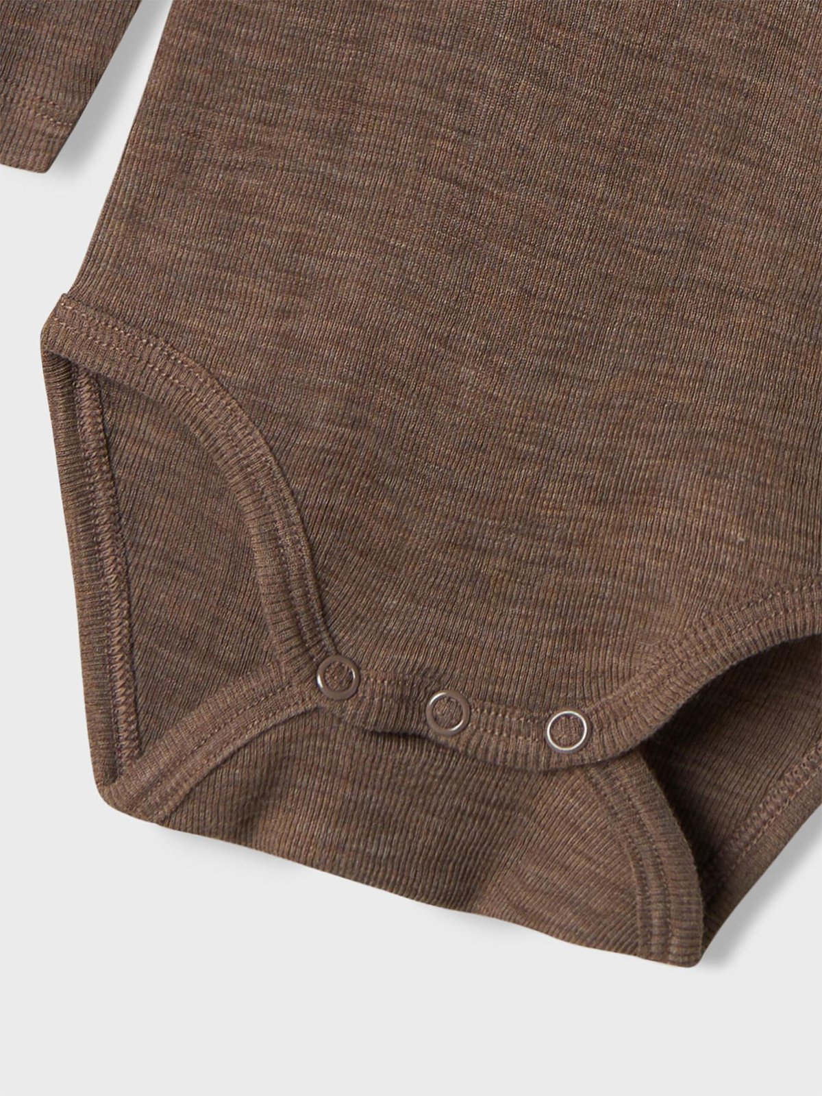 Name It Wossa Rib Long Sleeve Body Walnut
