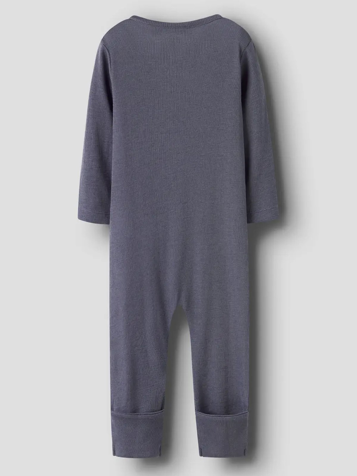Name It Wossa Wo/Si Rib Nightsuit Folkstone Gray