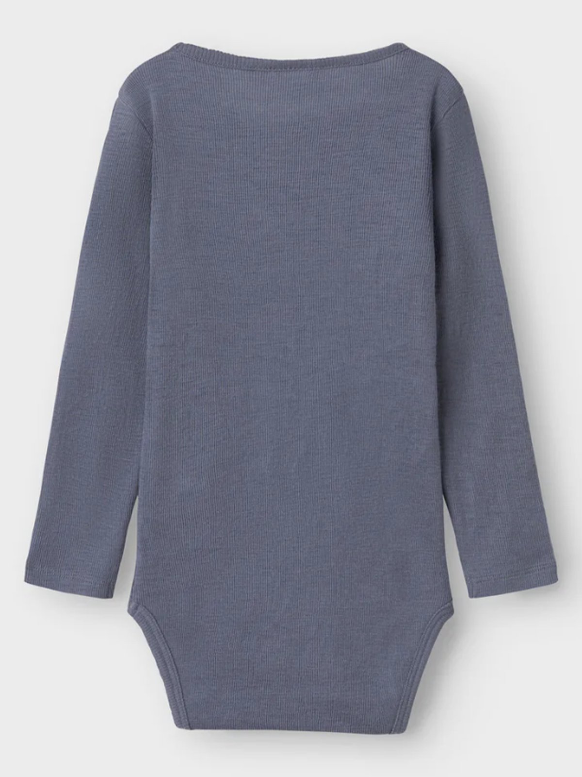 Name It Wossa Wo/Si Rib Long Sleeve Body Folkstone Gray