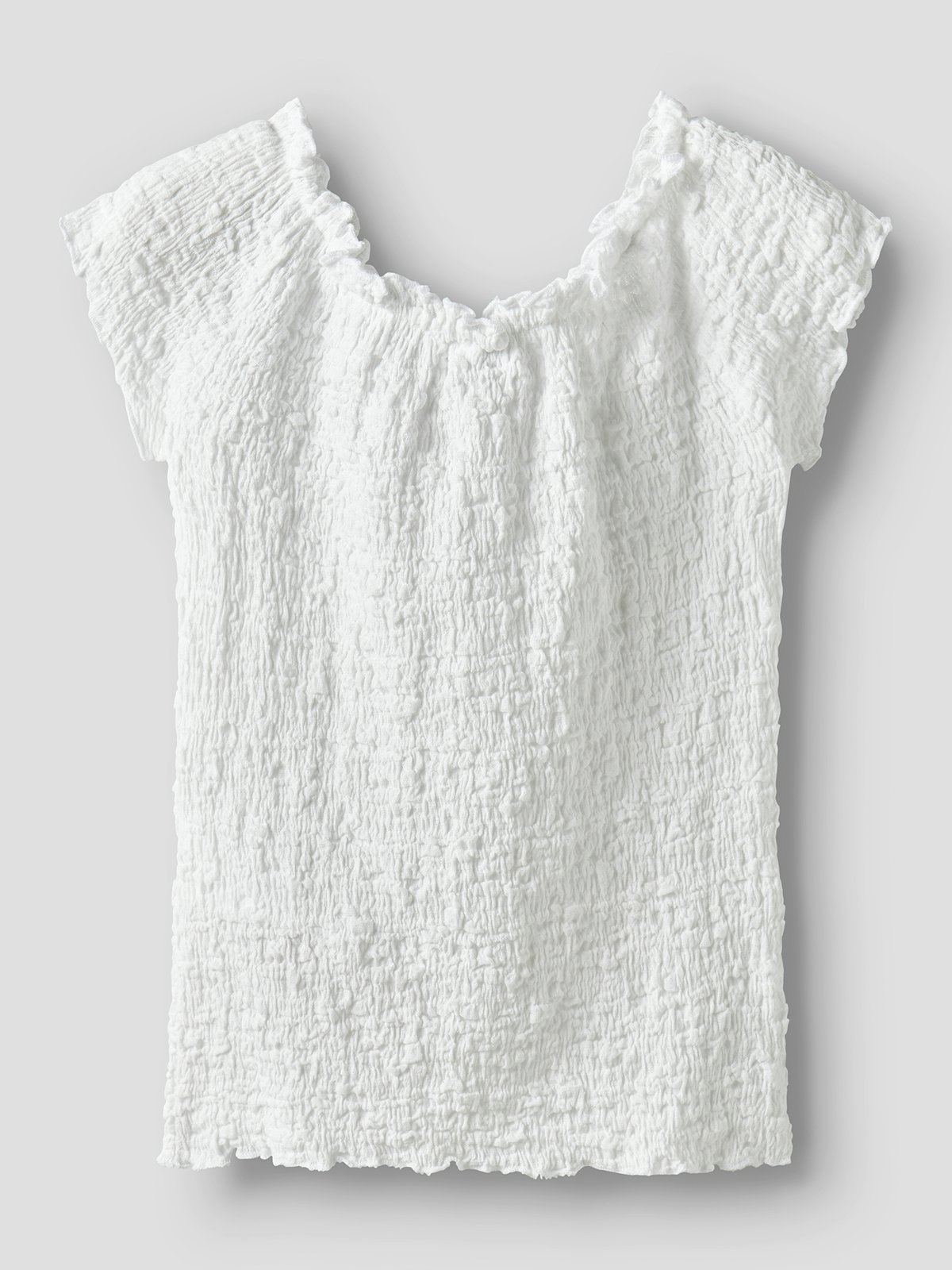 Name It Halisse Short Sleeve Top Bright White