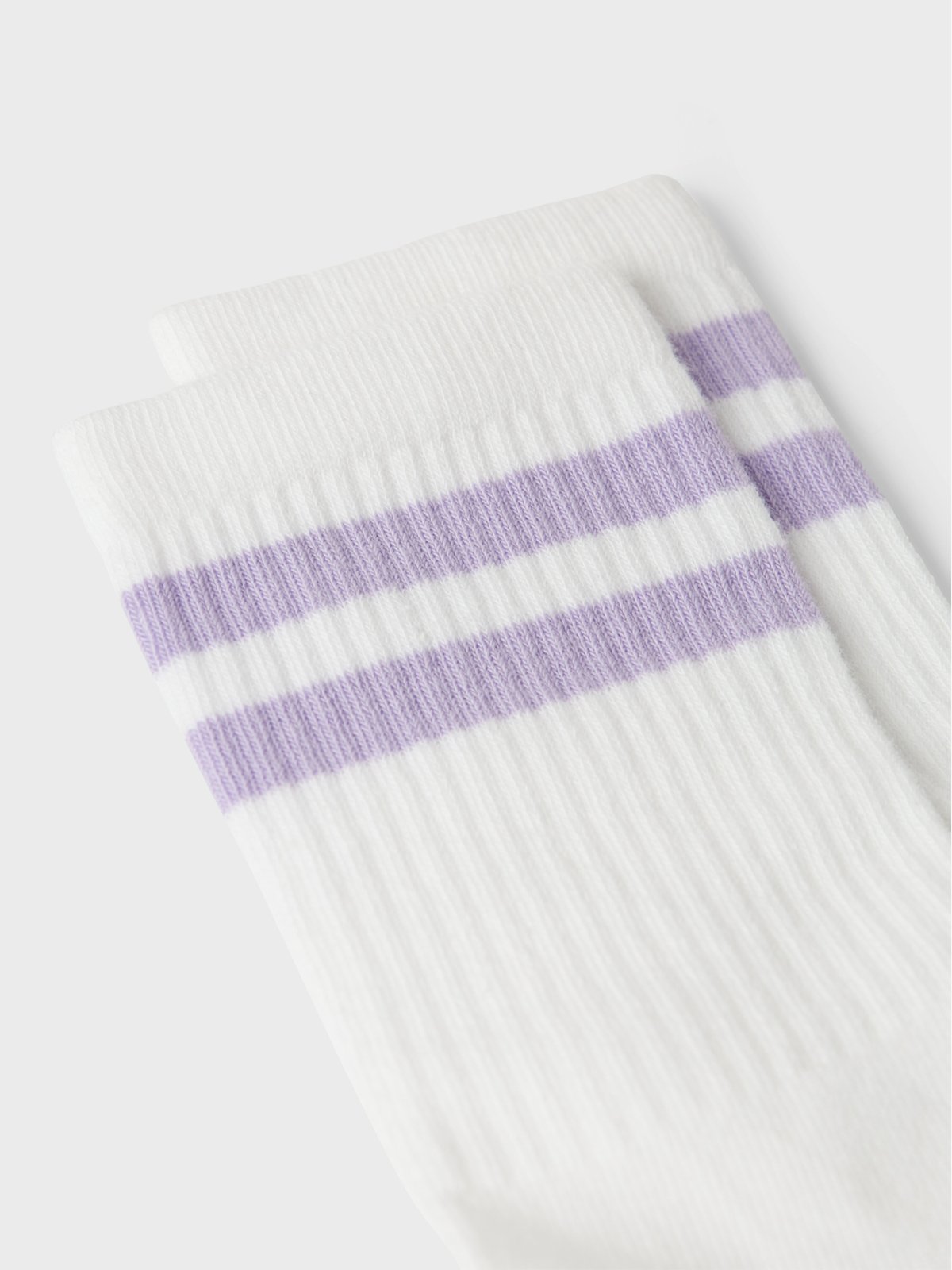 Name It Jalma Sock Bright White / Purple Dove