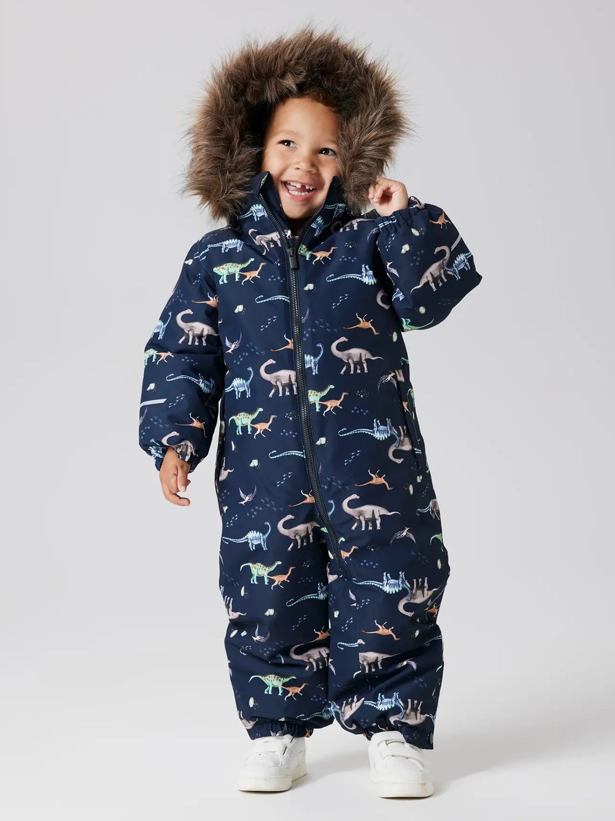 Name It Snow10 Suit All Over Print Dark Sapphire DINO EARTH