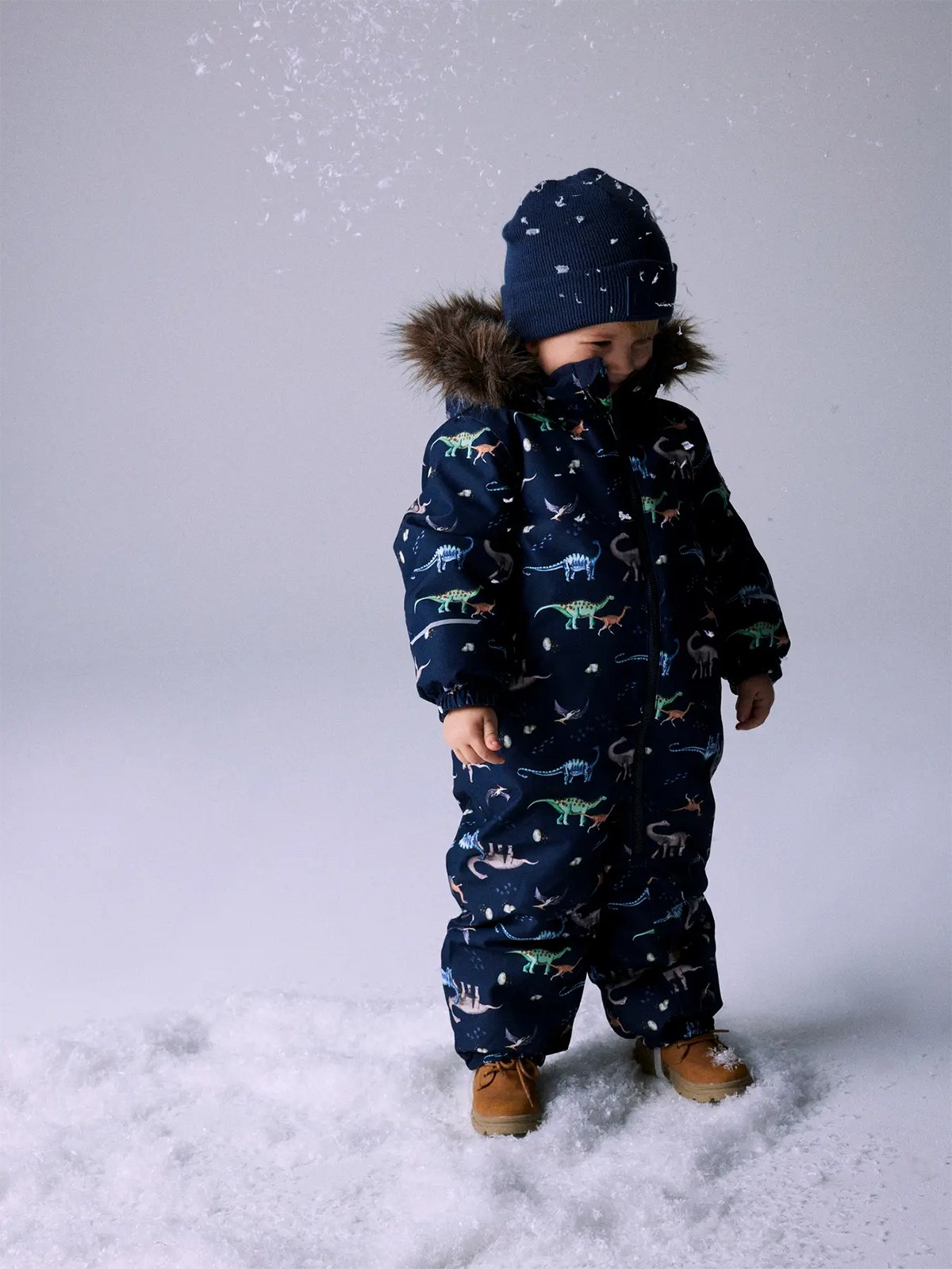 Name It Snow10 Suit All Over Print Dark Sapphire DINO EARTH