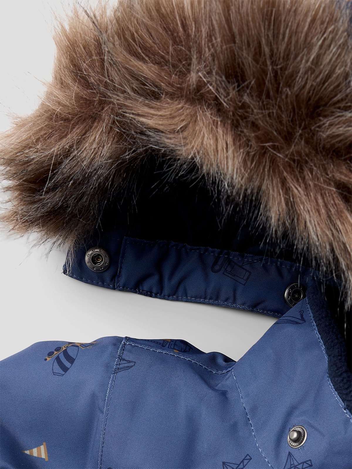 Name It Snow10 Suit All Over Print Vintage Indigo