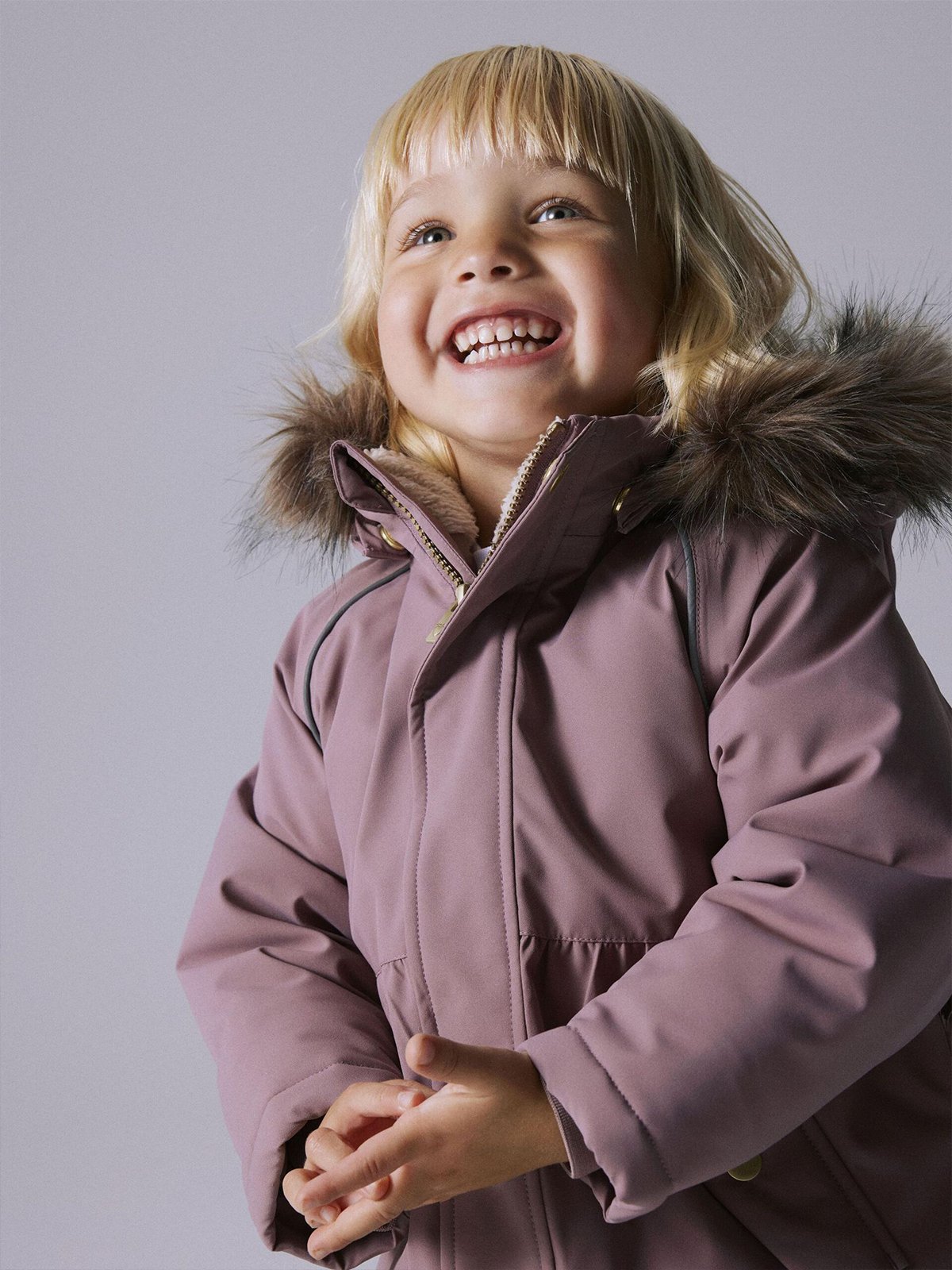 Name It Snow 05 Jacket Solid Grape Shake