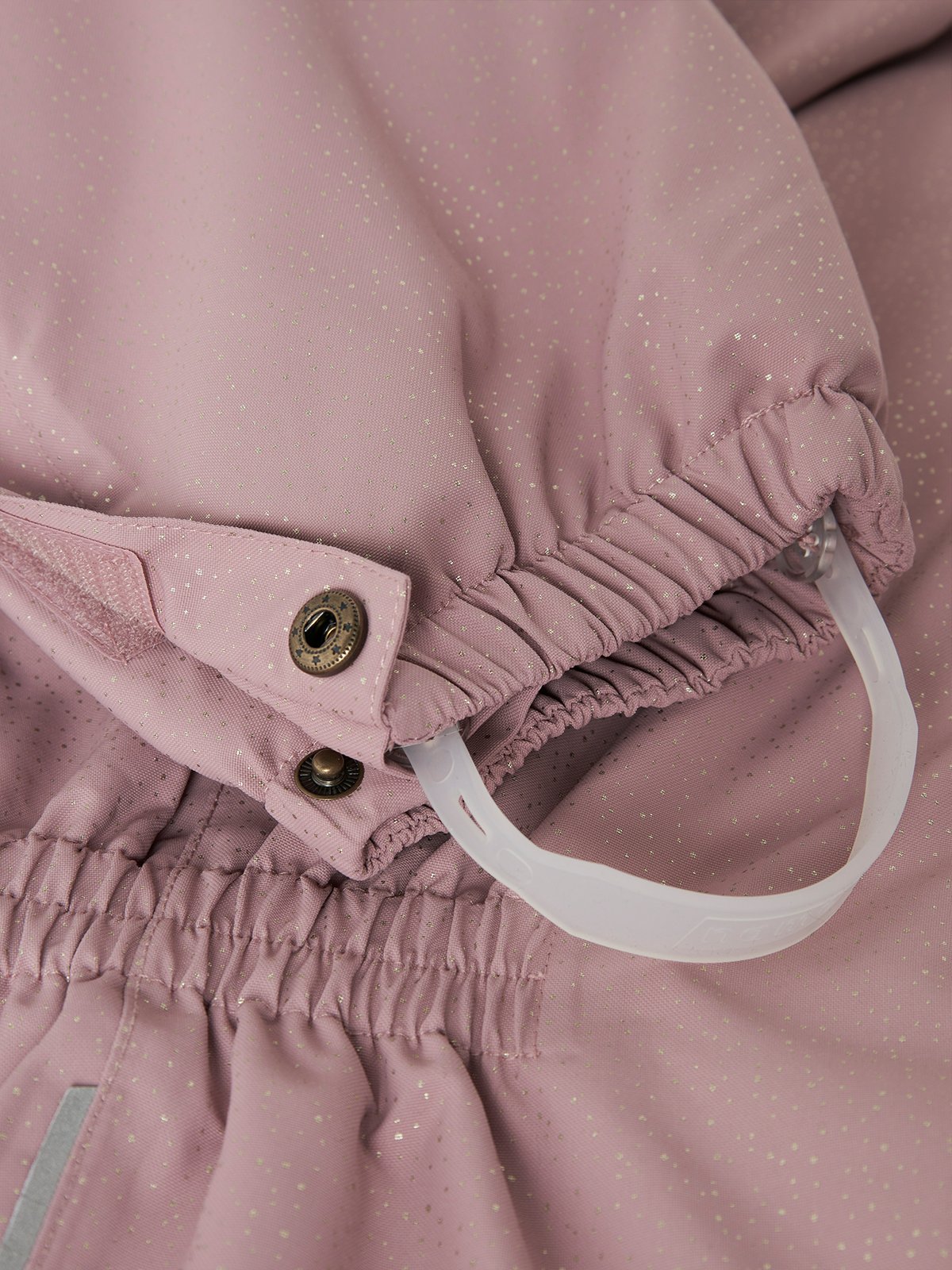 Name It Snow10 Suit Frill Glitter Fo Woodrose