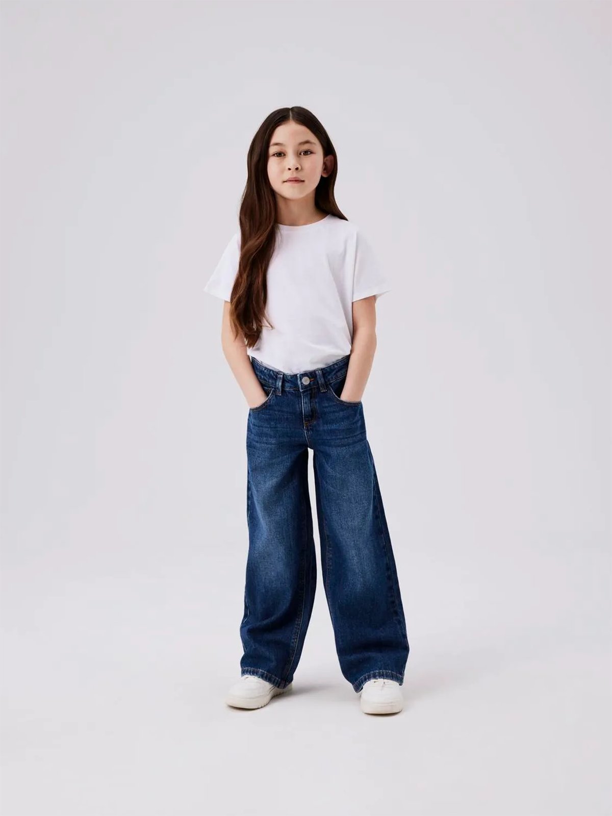 Name It Rose Wide Jeans Dark Blue Denim