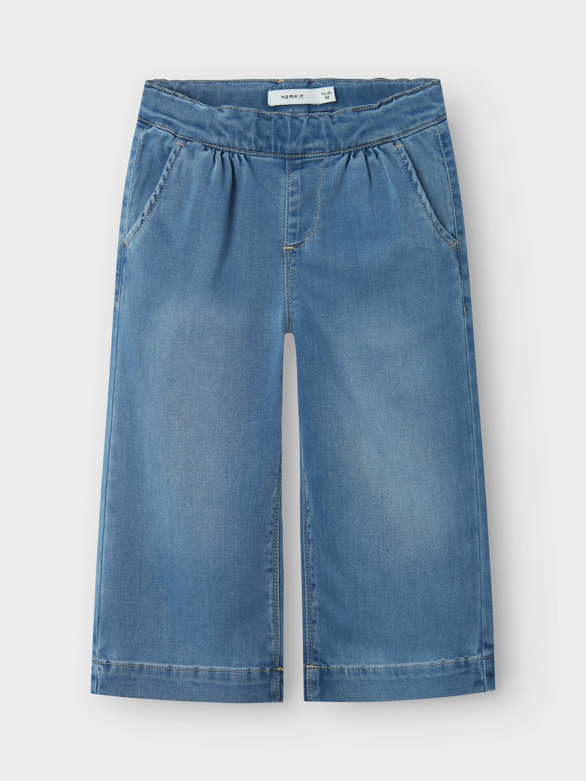 Name It Bella Wide Jeans 6485-To Medium Blue Denim