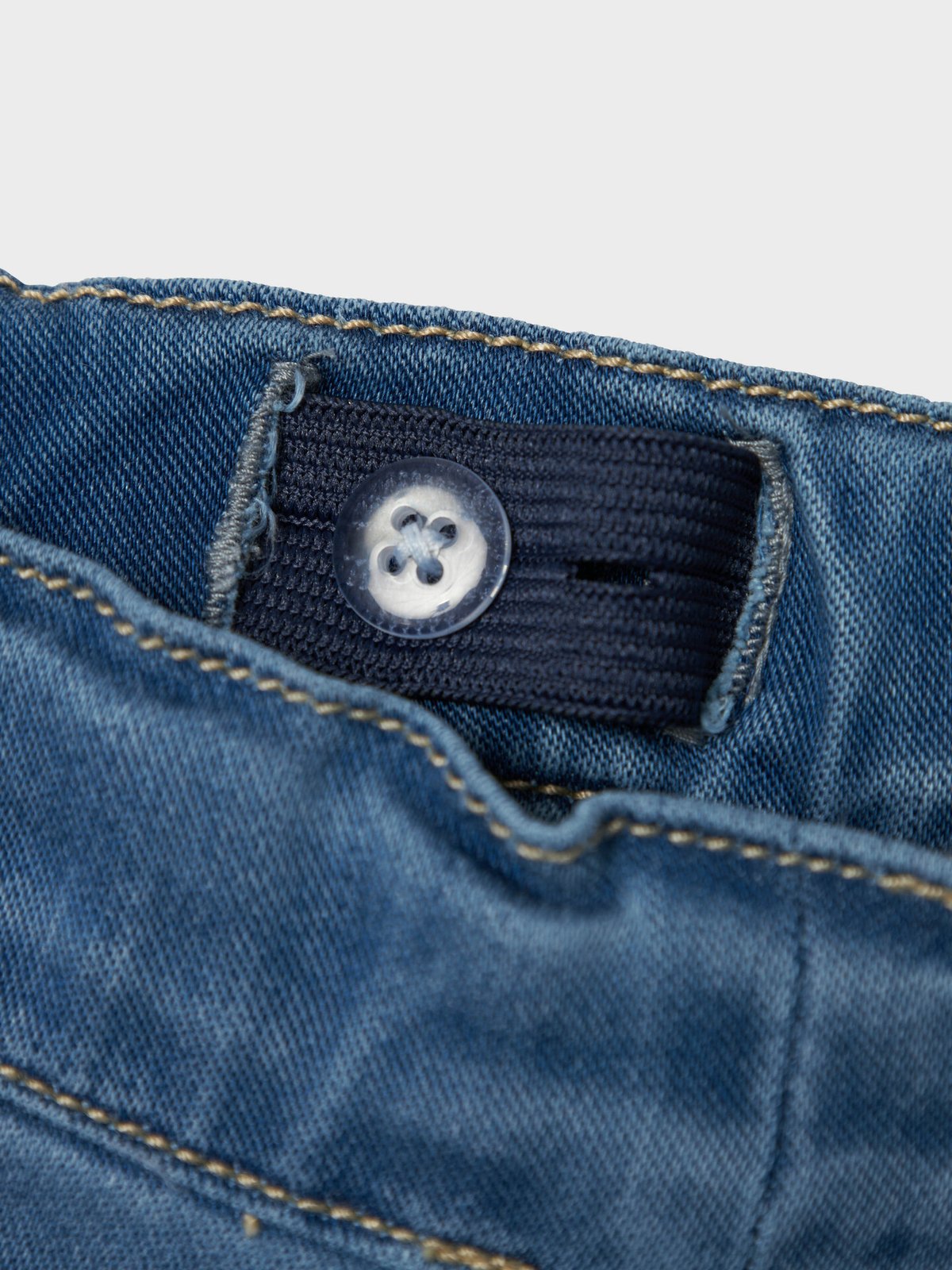 Name It Bella Wide Jeans 6485-To Medium Blue Denim