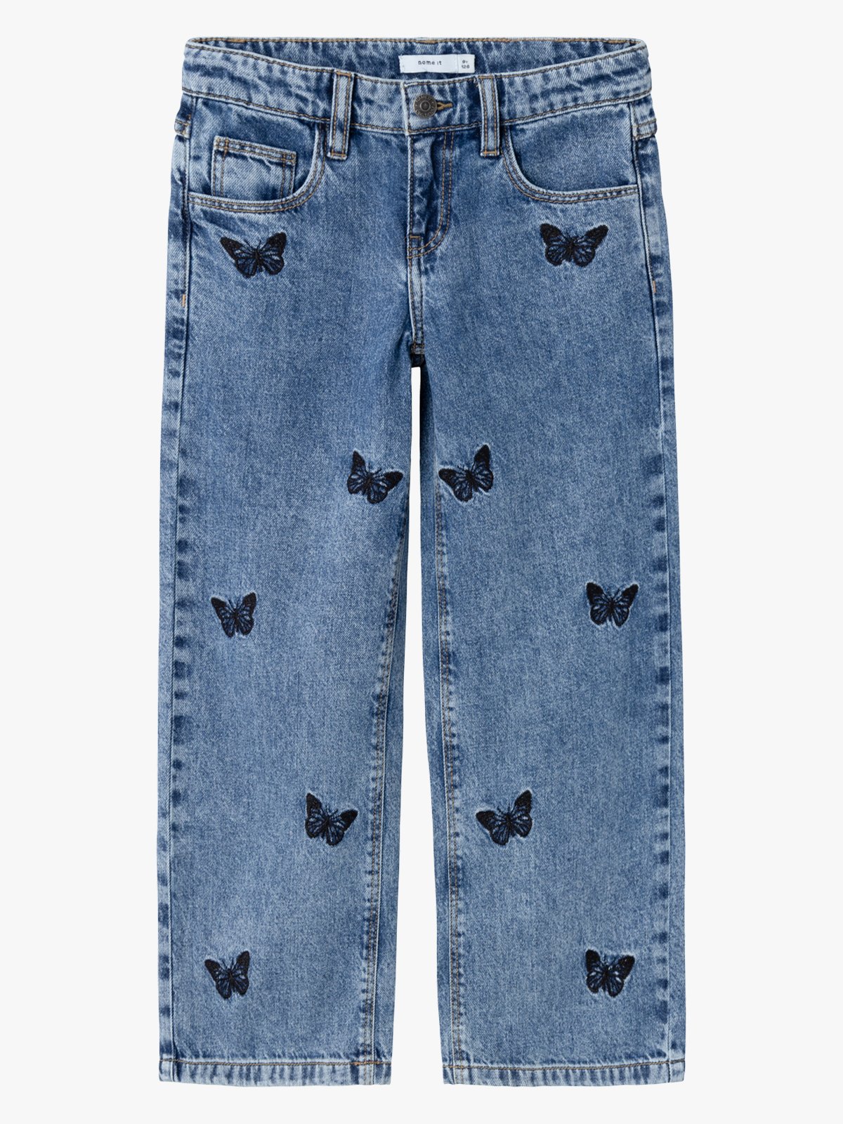 Name It Bella Wide Jeans Medium Blue Denim