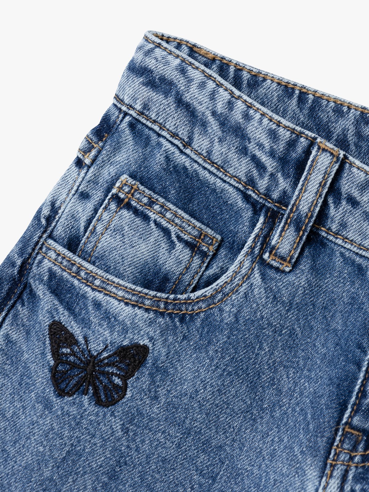 Name It Bella Wide Jeans Medium Blue Denim