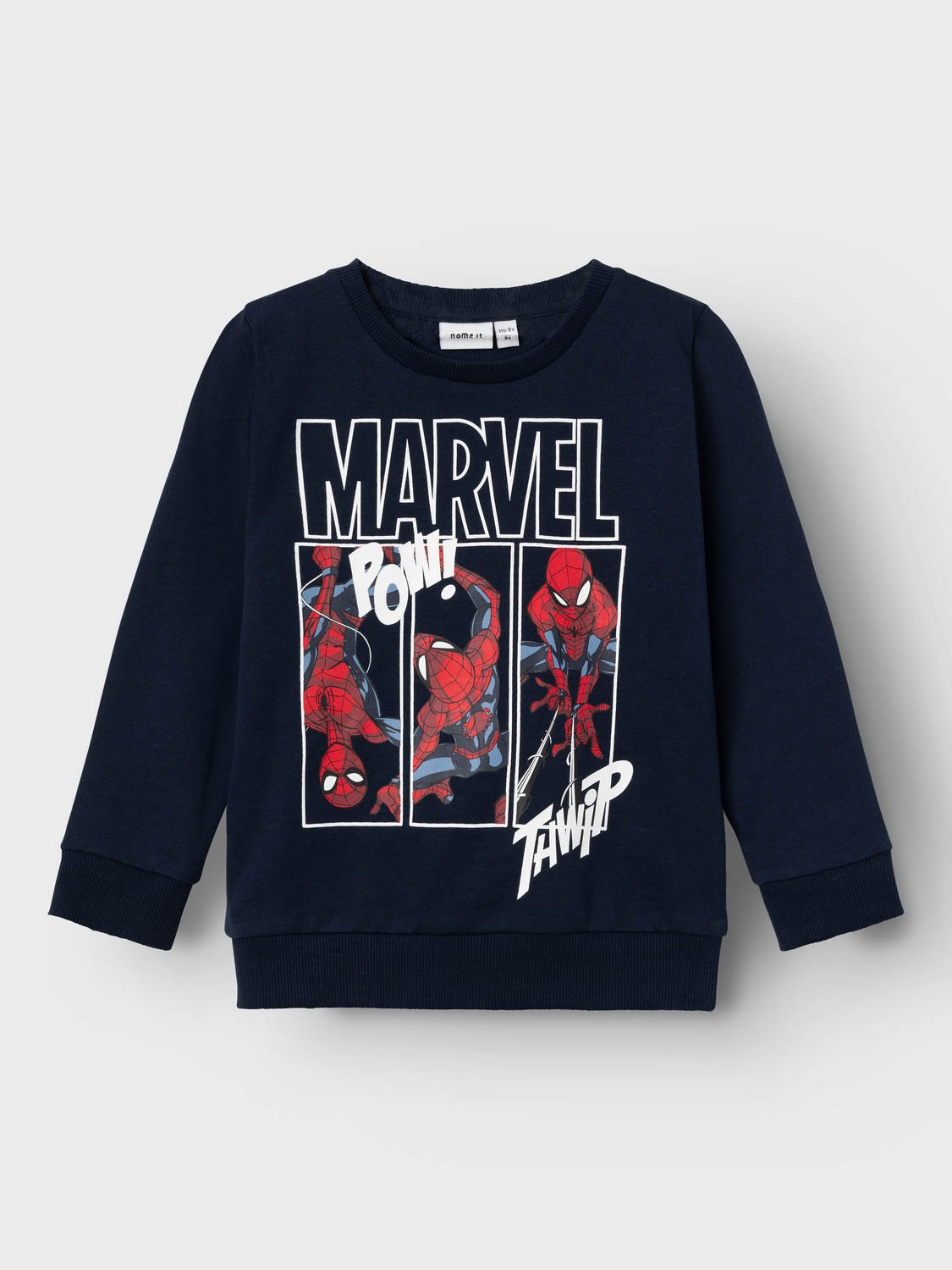 Name It Jessie Spiderman Sweat Unbrushed Dark Sapphire
