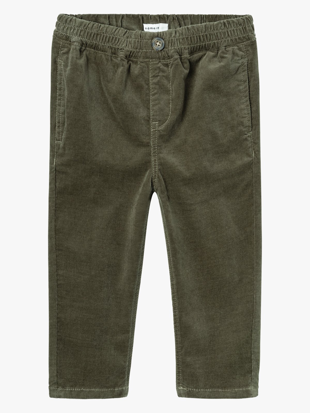 Name It Ben Tapered Cord Pant Tea Leaf