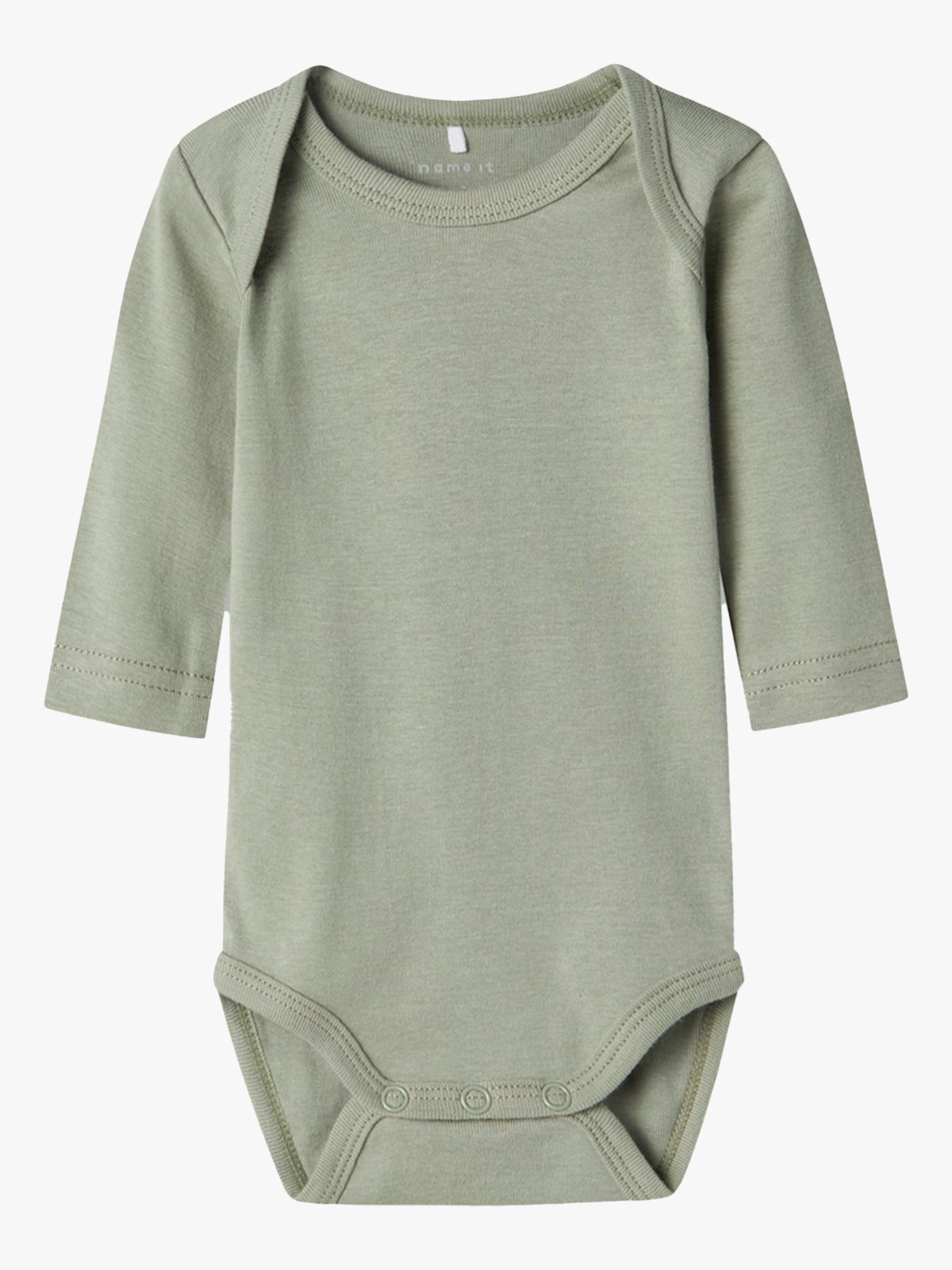 Name It Body 3 Pack Long Sleeve Green Dino Agave Green