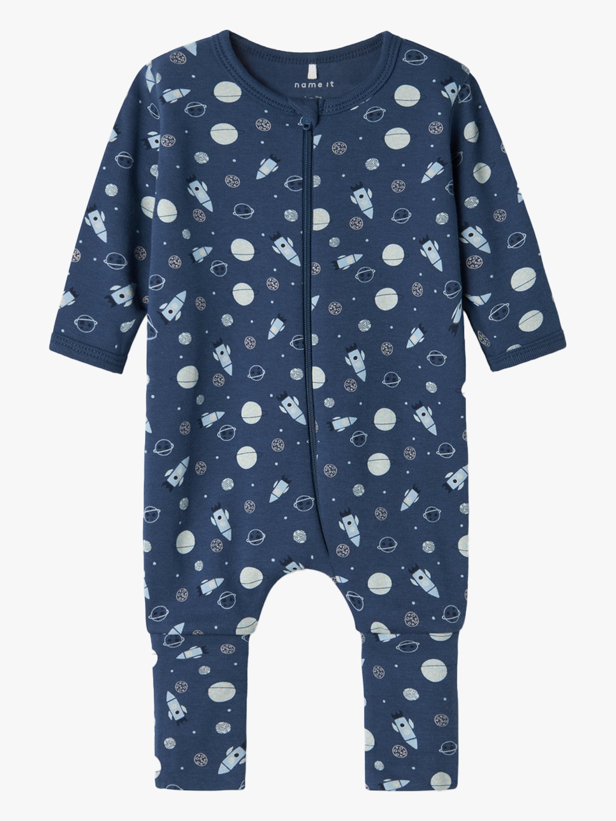 Name It Nightsuit 2 Pack zip dark space Dark Denim