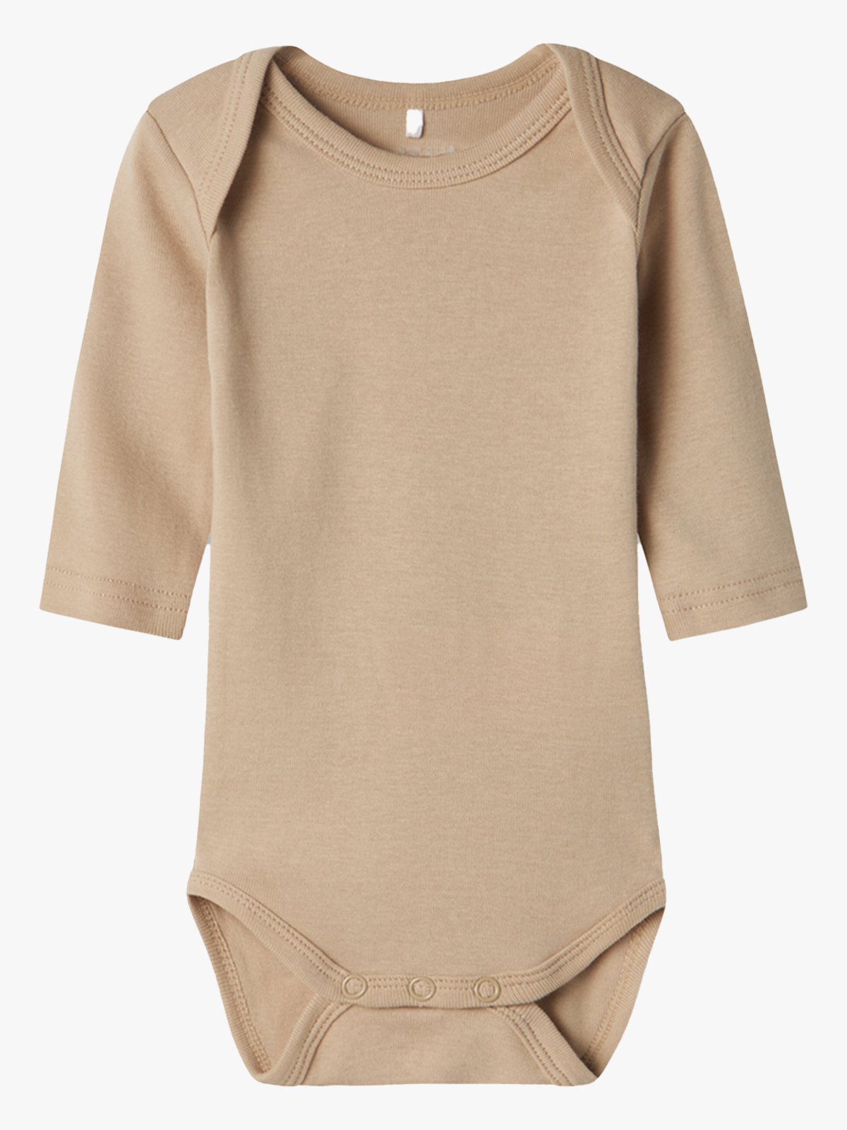 Name It Body 3P Long Sleeve Oxford Bear Oxford Tan