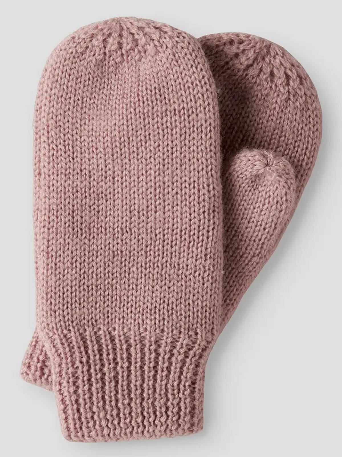 Name It Flash Wool Mitten 3 Woodrose