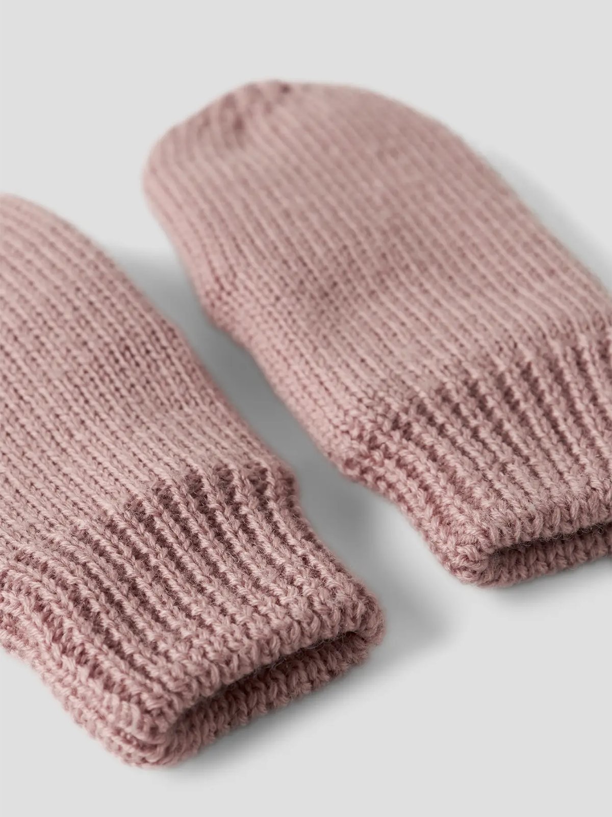 Name It Flash Wool Mitten 3 Woodrose