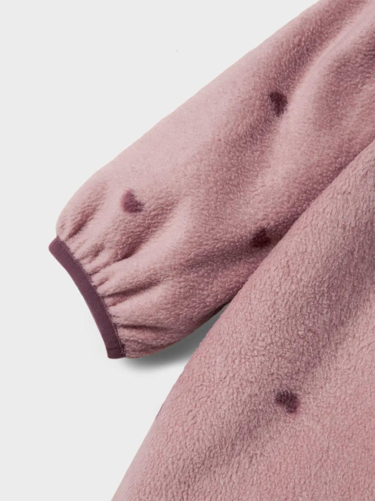 Name It Spektra Fleece Suit All Over Print Woodrose