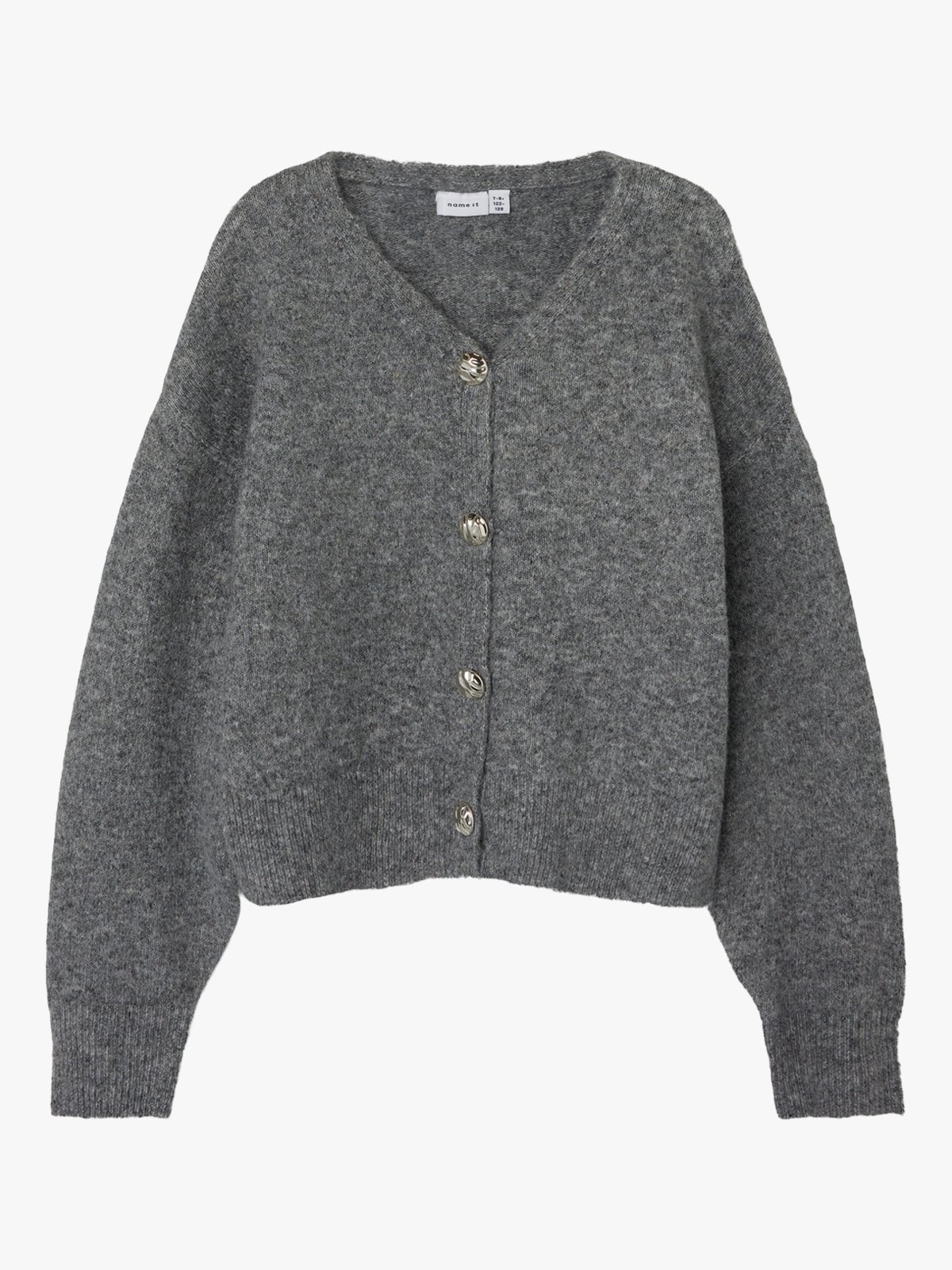 Name It Acola Short Knit Card Grey Melange