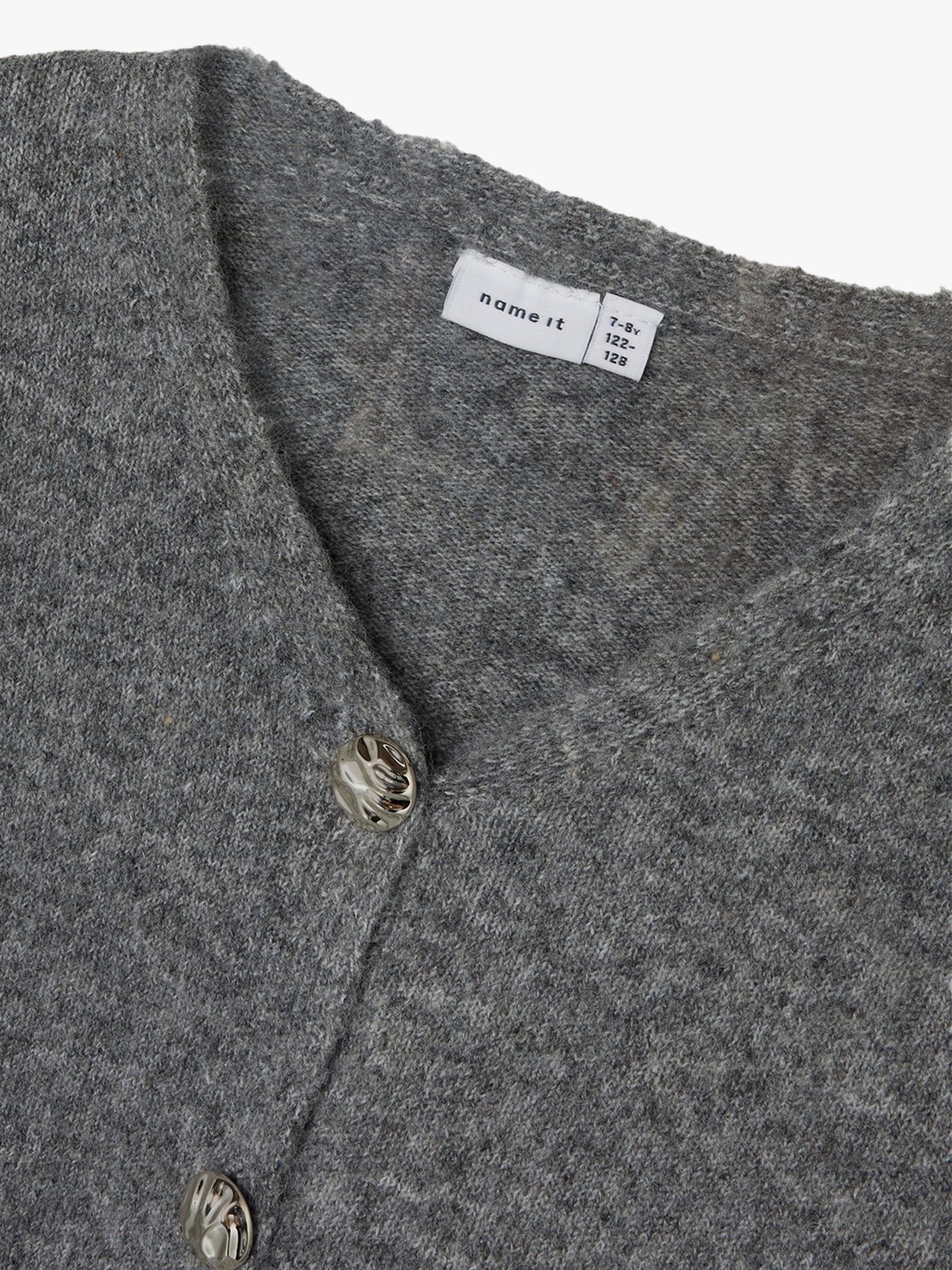 Name It Acola Short Knit Card Grey Melange