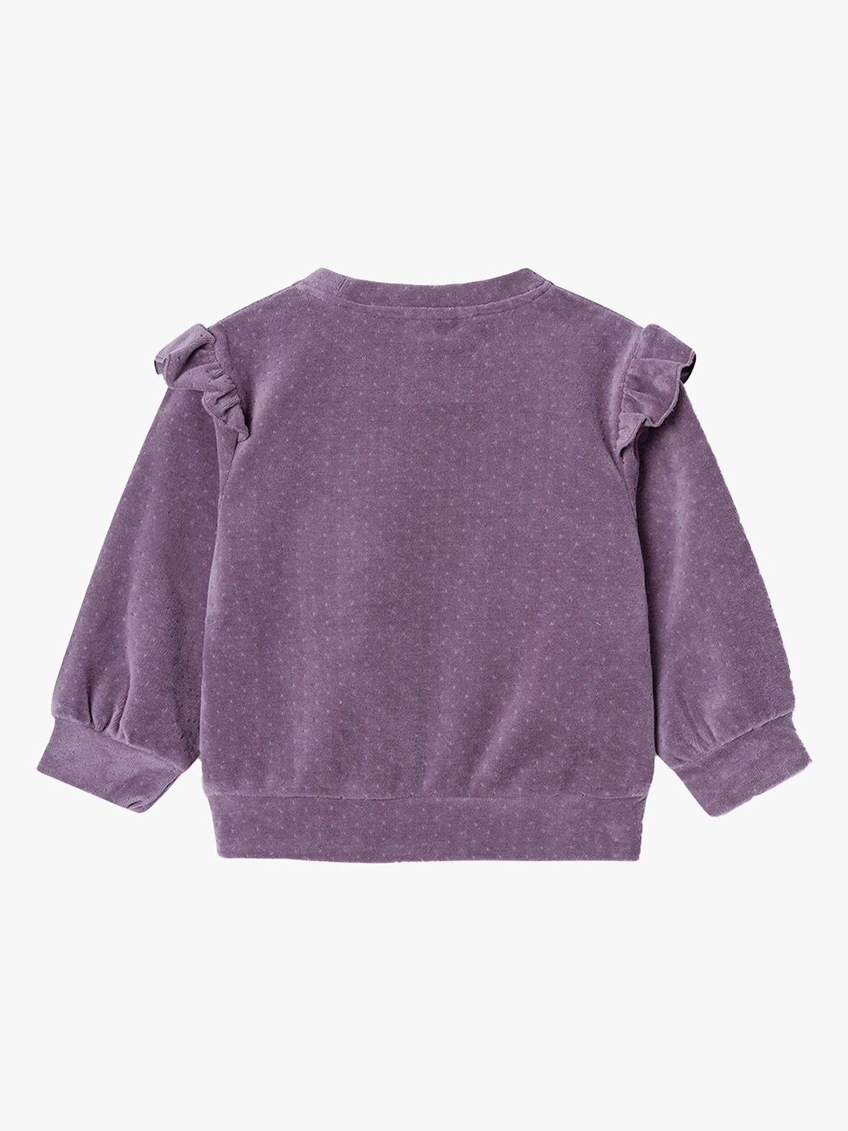 Name It New Long Sleeve Velour Arctic Dusk