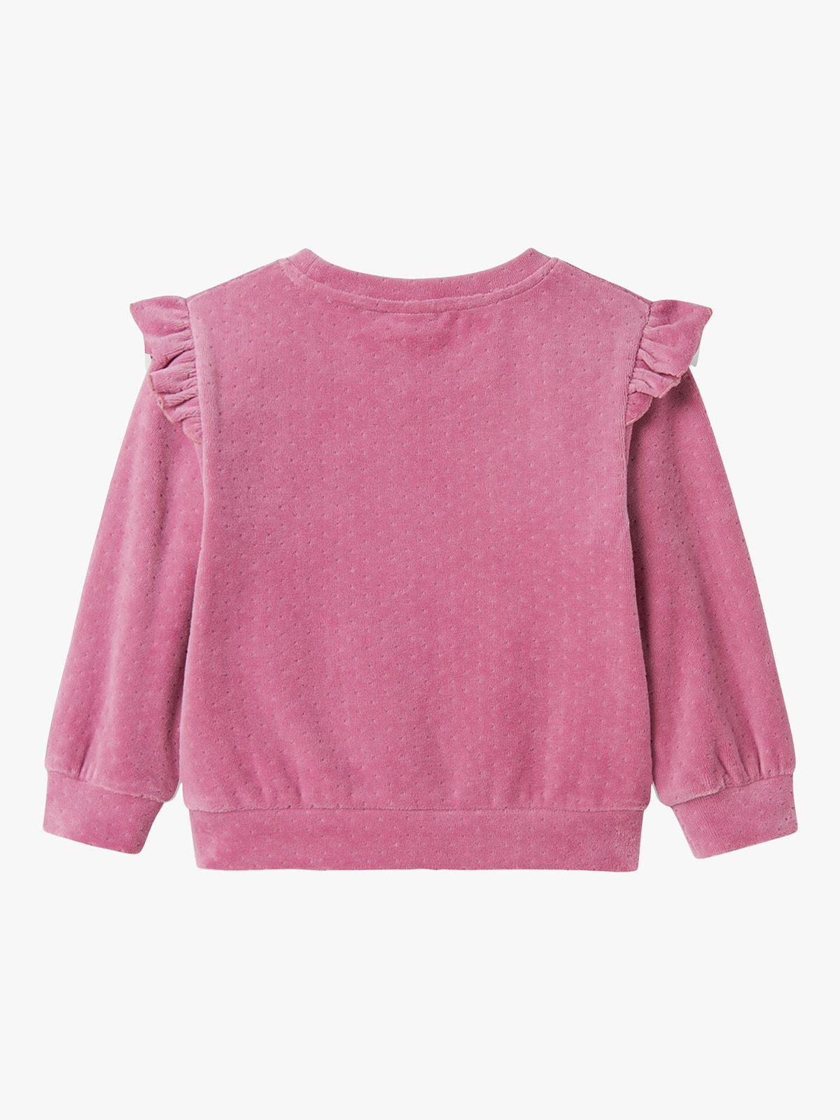 Name It New Long Sleeve Velour Mauve Orchid